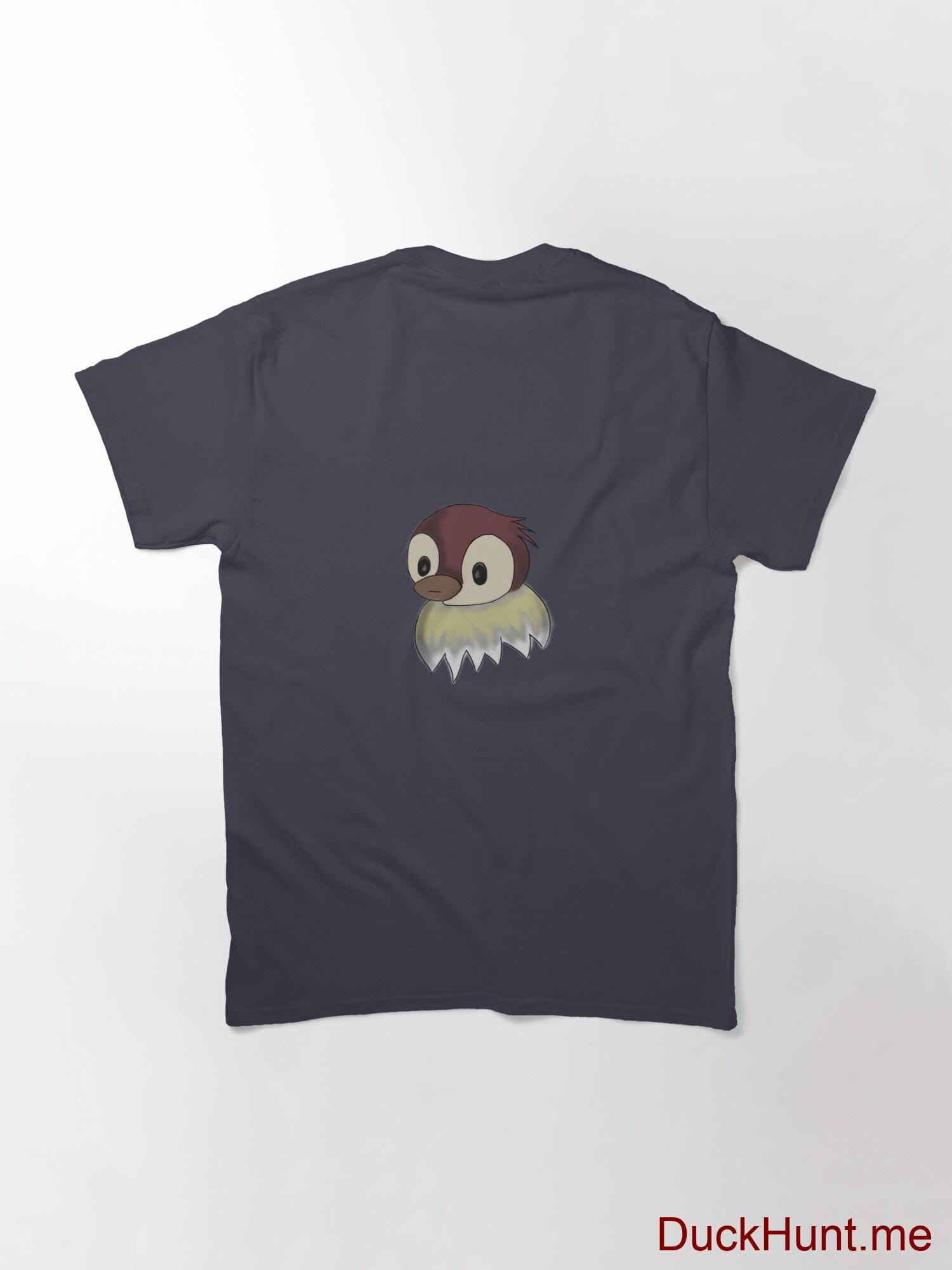 Ghost Duck (fogless) Navy Classic T-Shirt (Back printed) alternative image 1