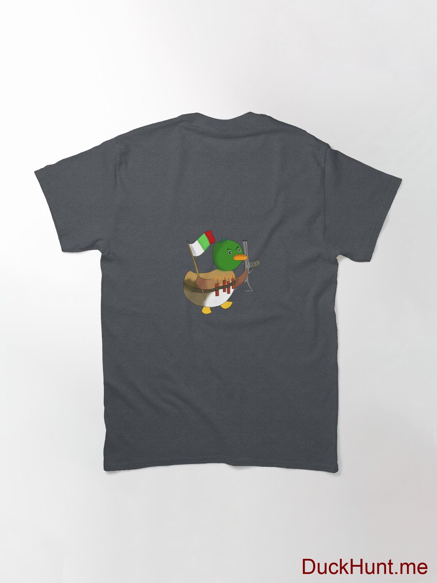 Kamikaze Duck Denim Heather Classic T-Shirt (Back printed) alternative image 1