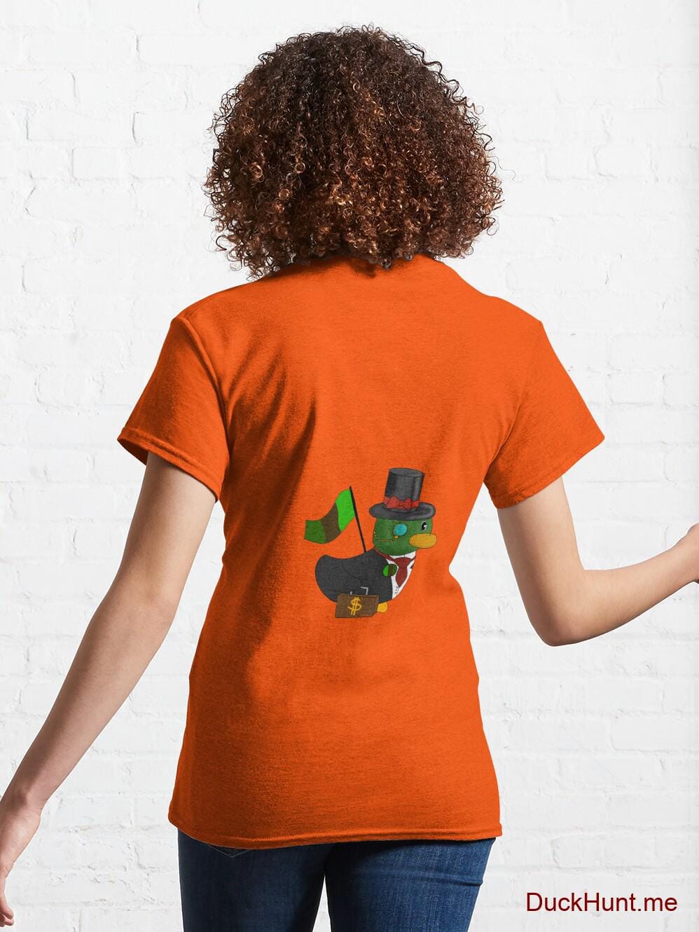 Golden Duck Orange Classic T-Shirt (Front printed) alternative image 4