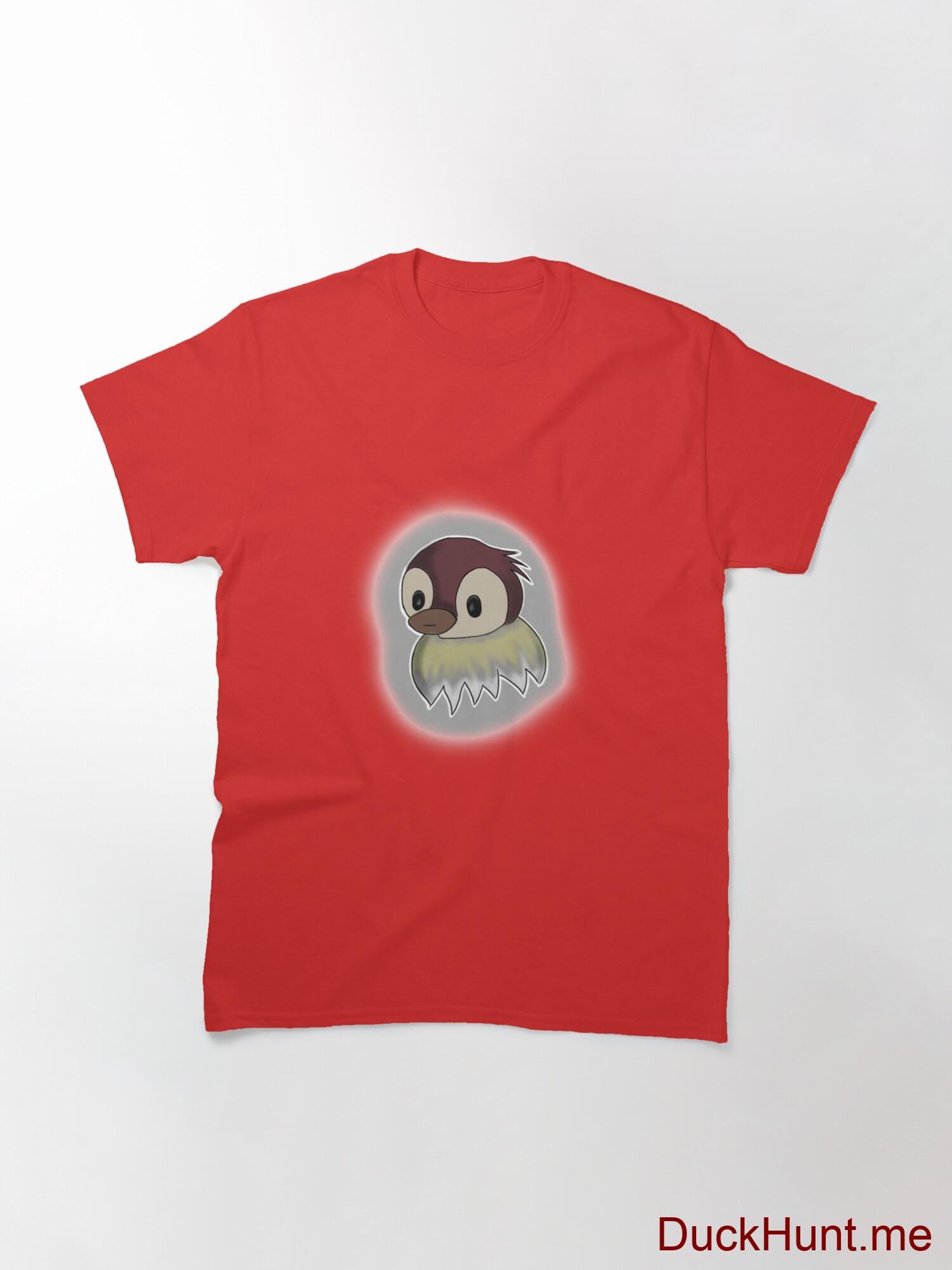 Ghost Duck (foggy) Red Classic T-Shirt (Front printed) alternative image 2