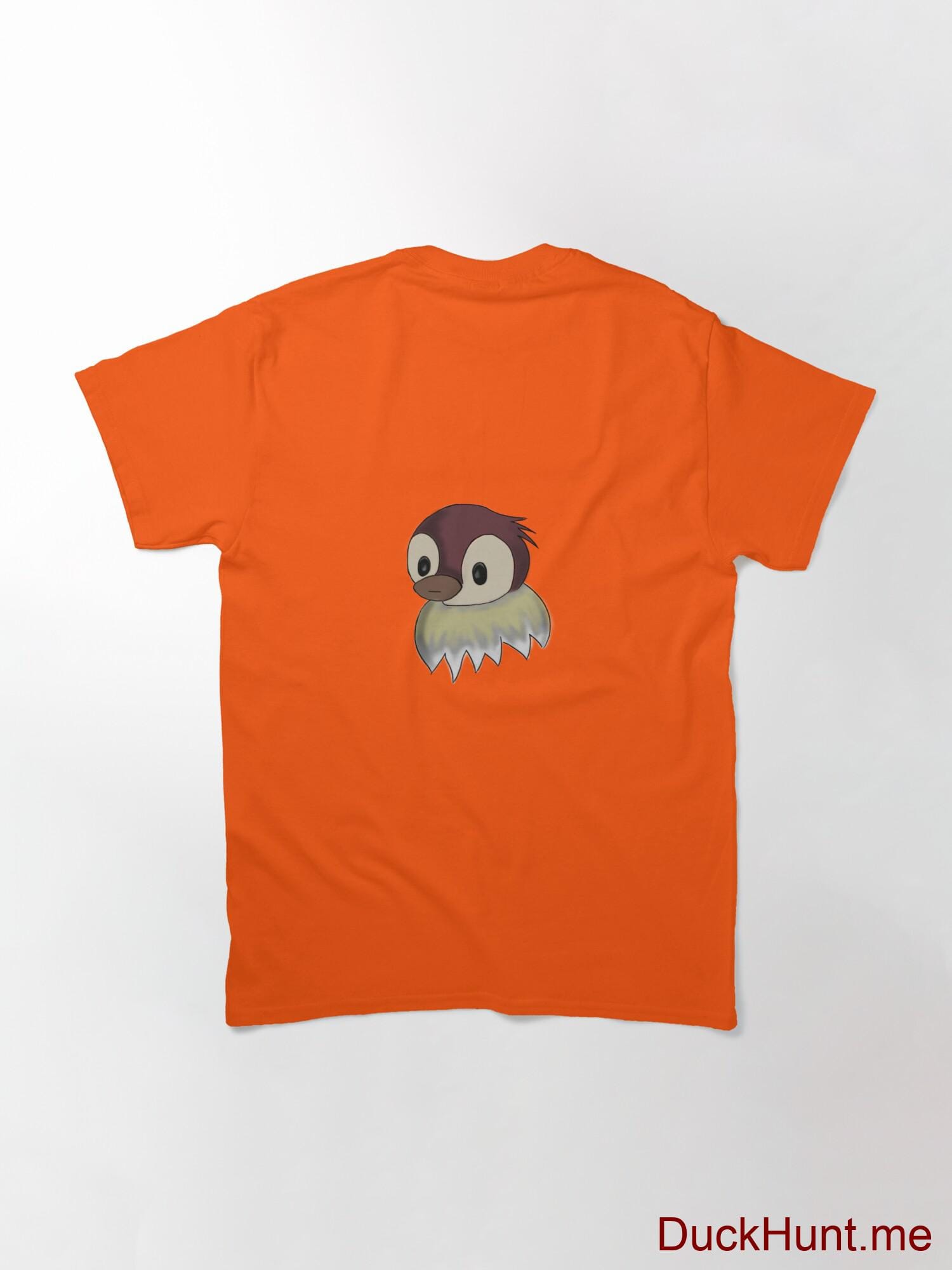 Ghost Duck (fogless) Orange Classic T-Shirt (Back printed) alternative image 1