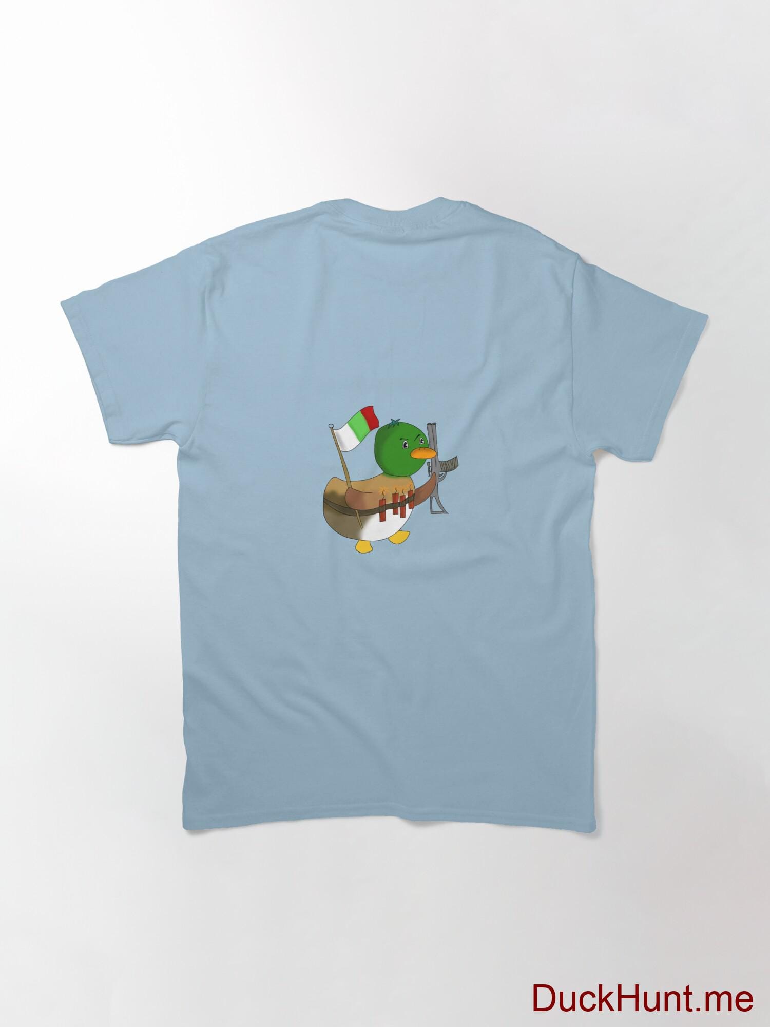Kamikaze Duck Light Blue Classic T-Shirt (Back printed) alternative image 1