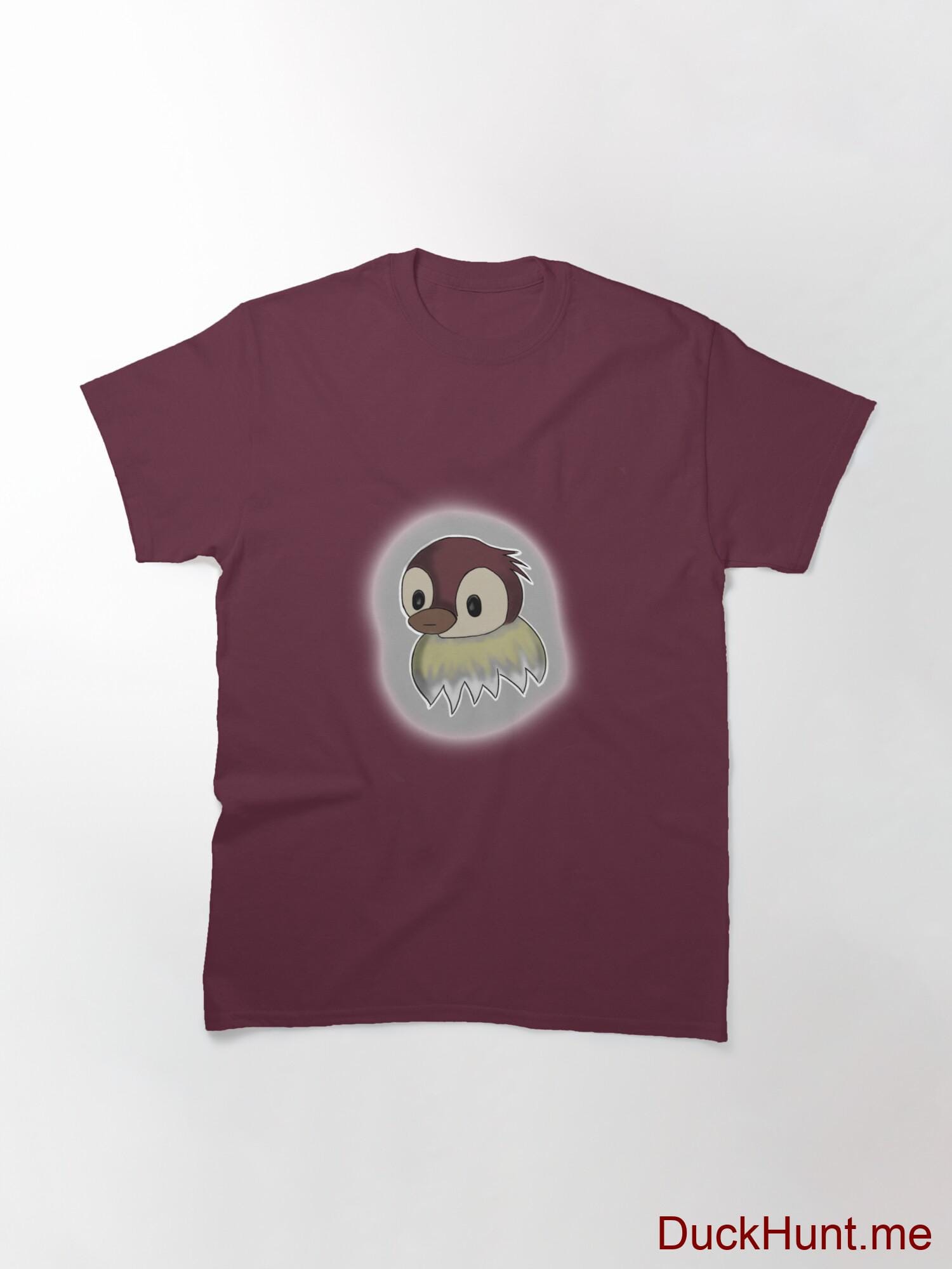 Ghost Duck (foggy) Dark Red Classic T-Shirt (Front printed) alternative image 2