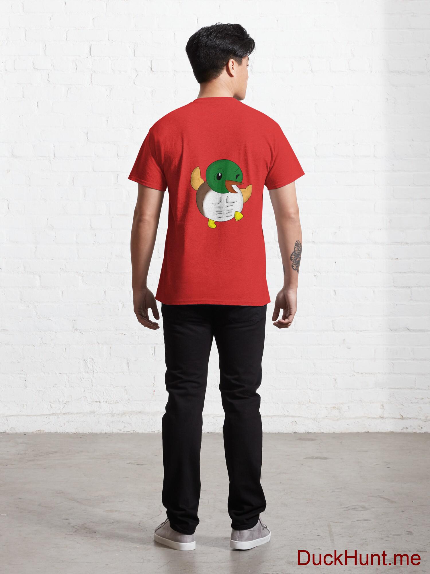 Super duck Red Classic T-Shirt (Back printed) alternative image 3