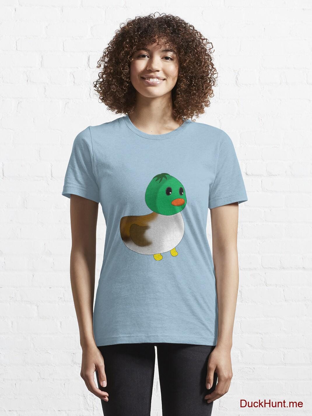 Normal Duck Light Blue Essential T-Shirt (Front printed) alternative image 5