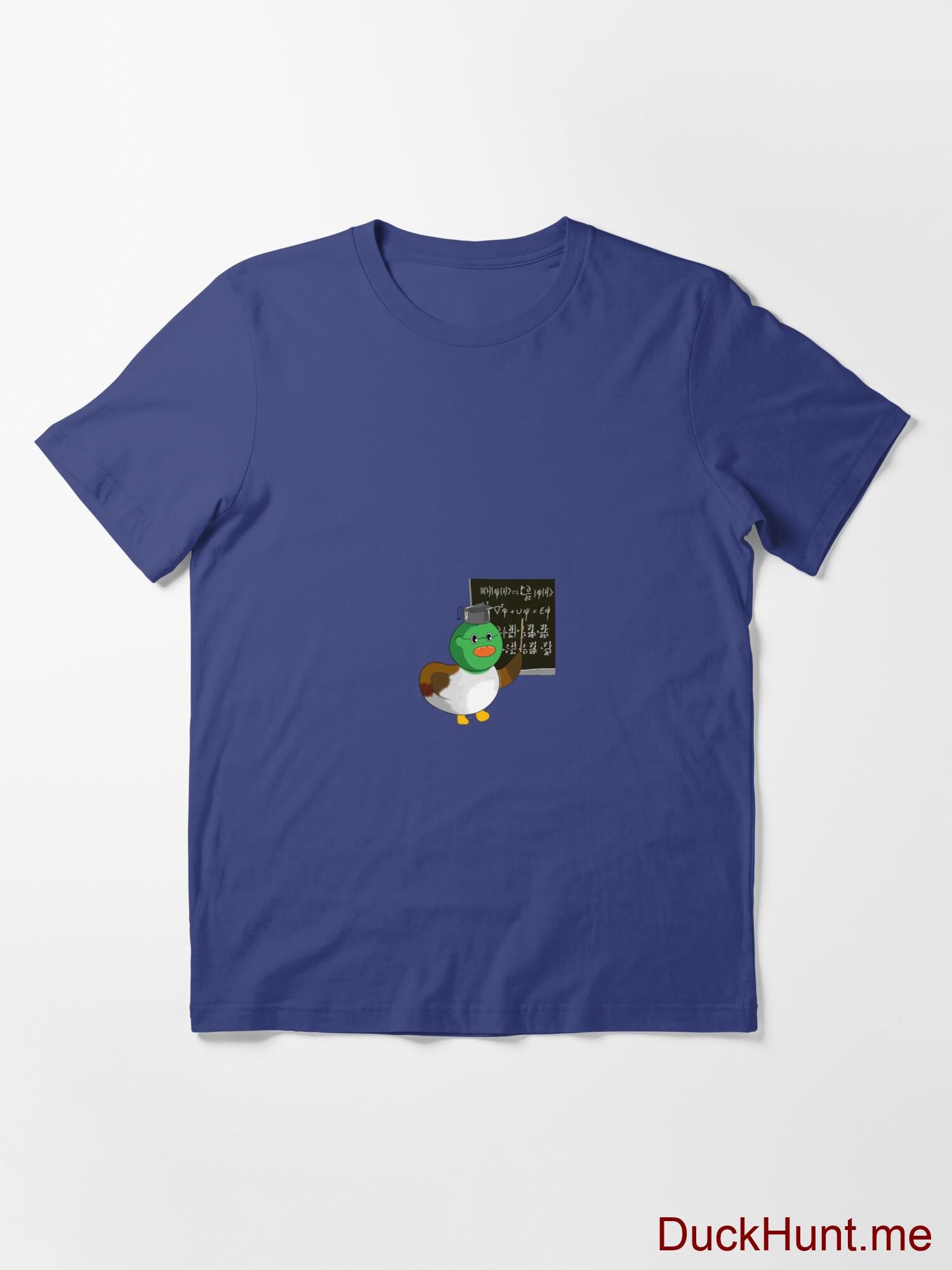 Prof Duck Blue Essential T-Shirt (Front printed) alternative image 2