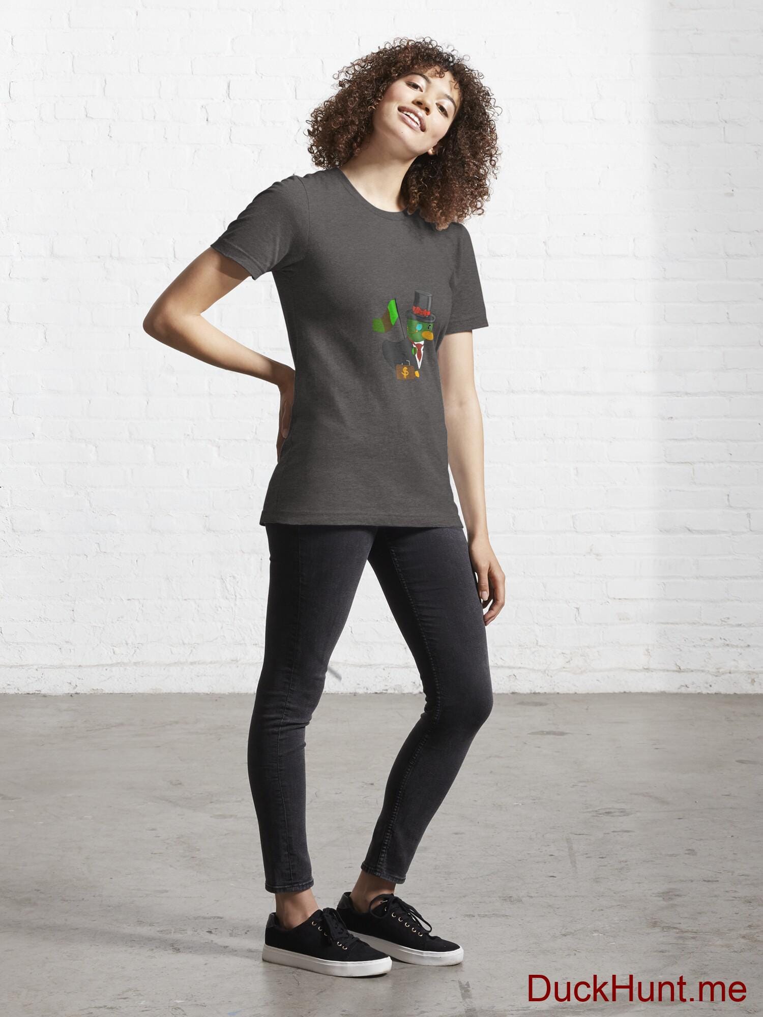 Golden Duck Charcoal Heather Essential T-Shirt (Front printed) alternative image 3