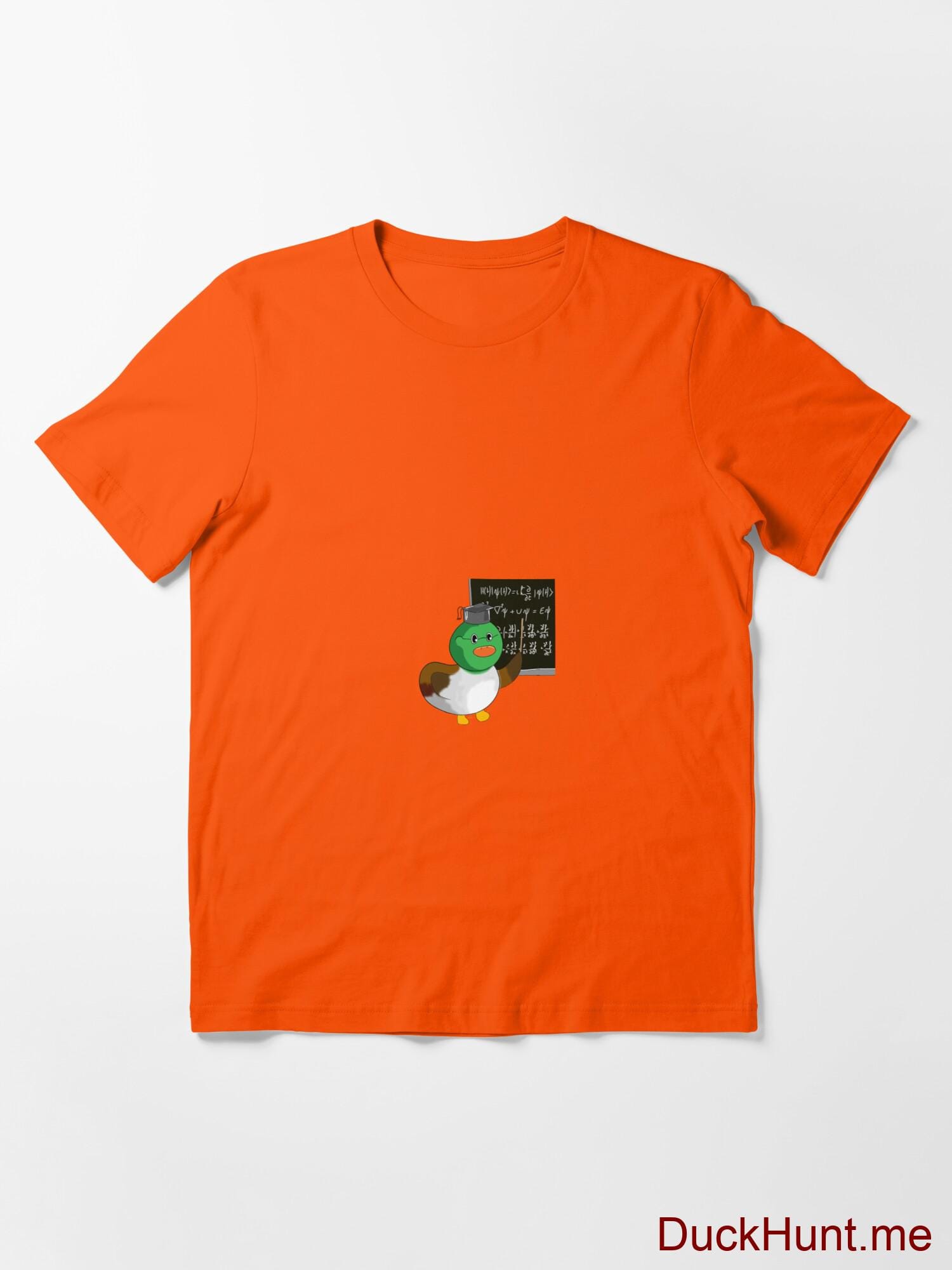Prof Duck Orange Essential T-Shirt (Front printed) alternative image 2
