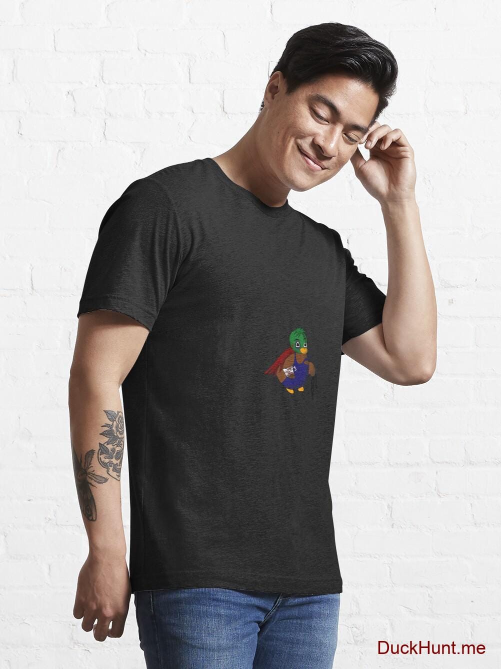 Dead DuckHunt Boss (smokeless) Black Essential T-Shirt (Front printed) alternative image 6