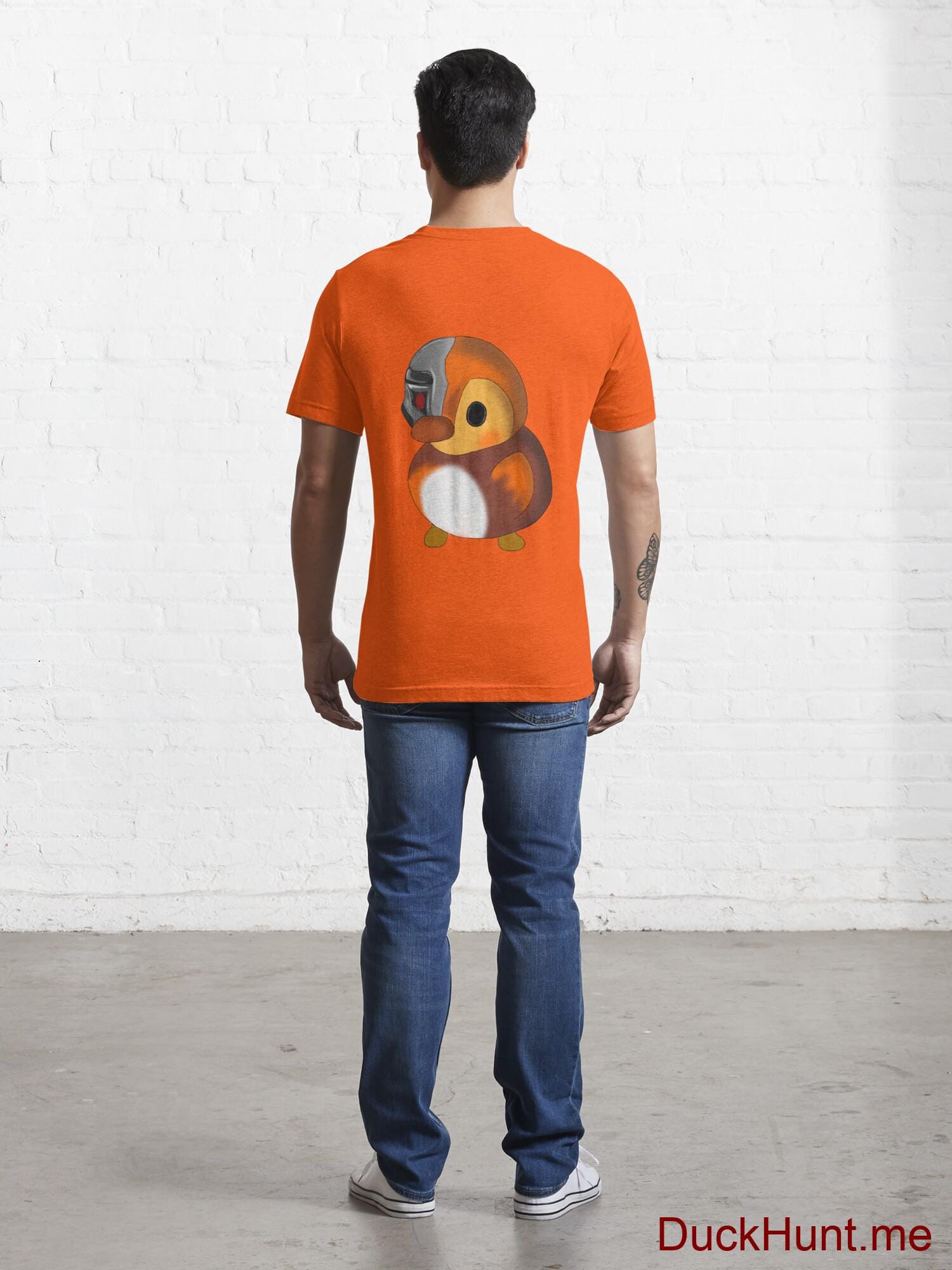Mechanical Duck Orange Essential T-Shirt (Back printed) alternative image 3
