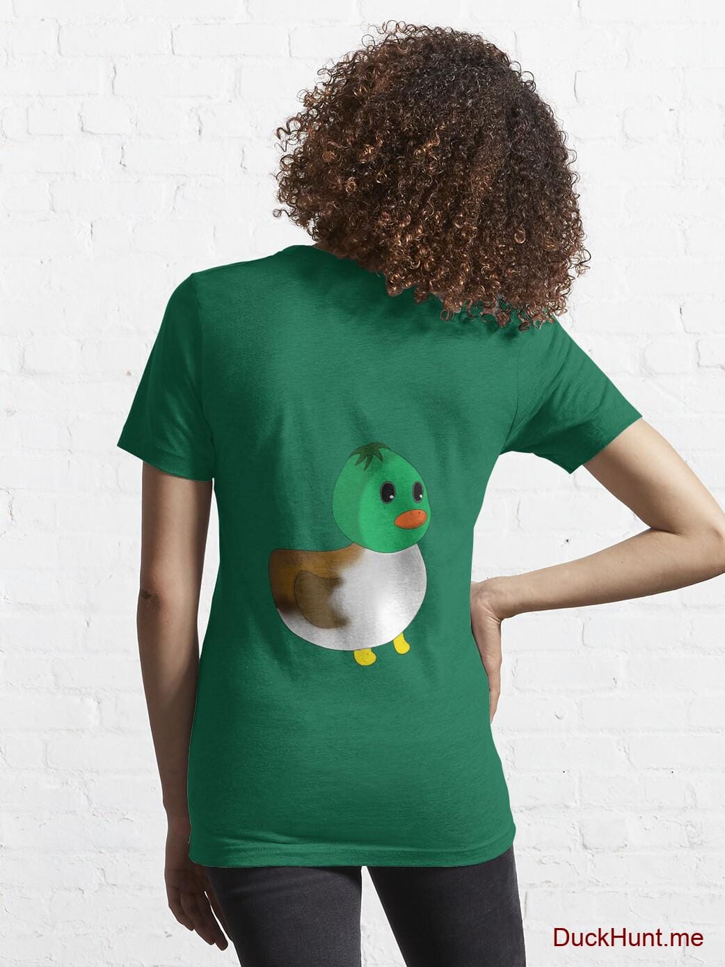Normal Duck Green Essential T-Shirt (Back printed) alternative image 4