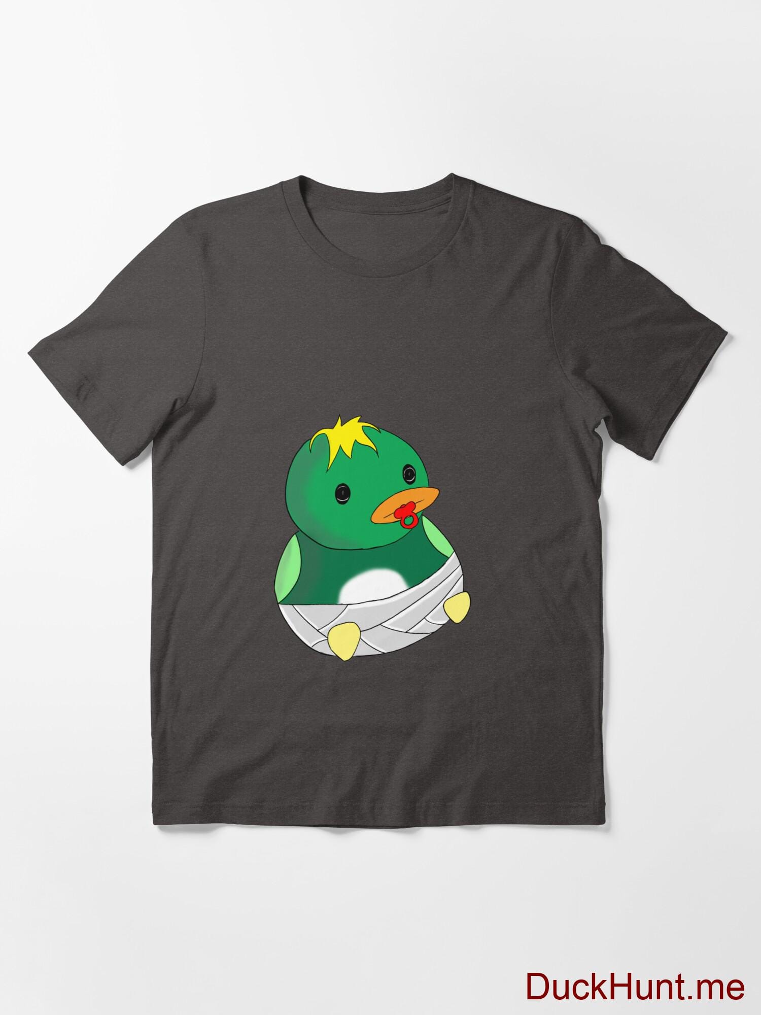 Baby duck Charcoal Heather Essential T-Shirt (Front printed) alternative image 2