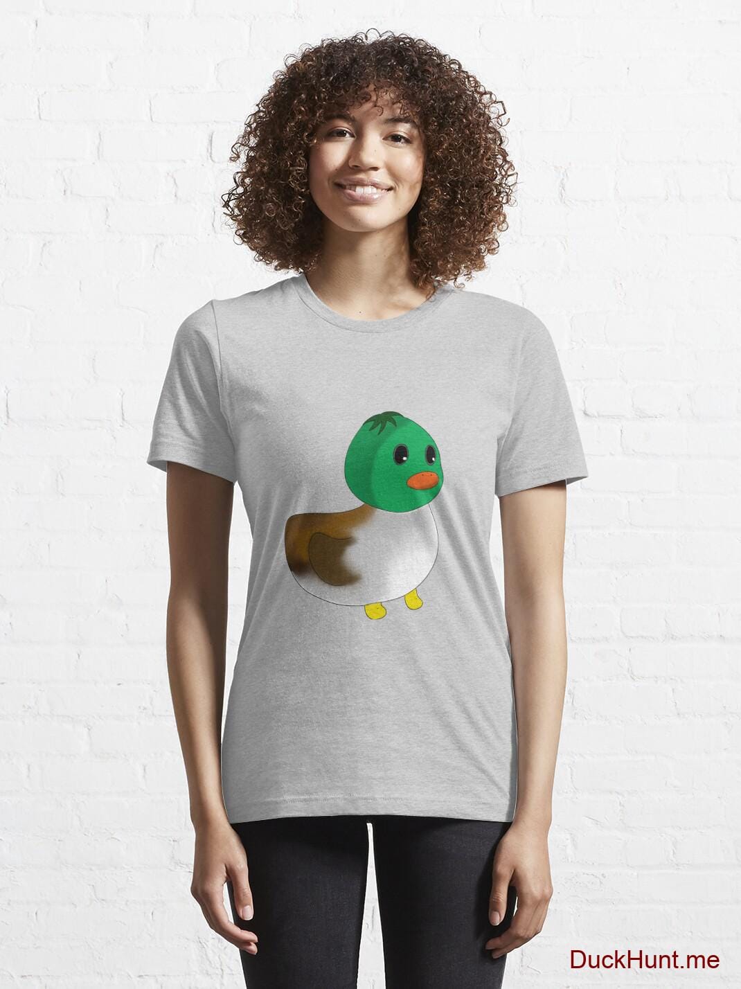 Normal Duck Heather Grey Essential T-Shirt (Front printed) alternative image 5