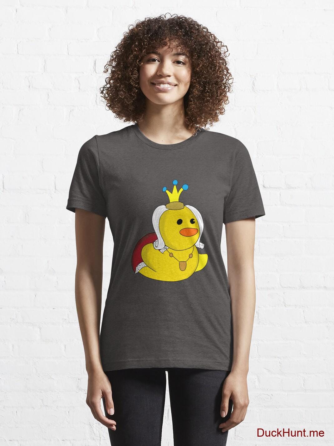 Royal Duck Charcoal Heather Essential T-Shirt (Front printed) alternative image 5