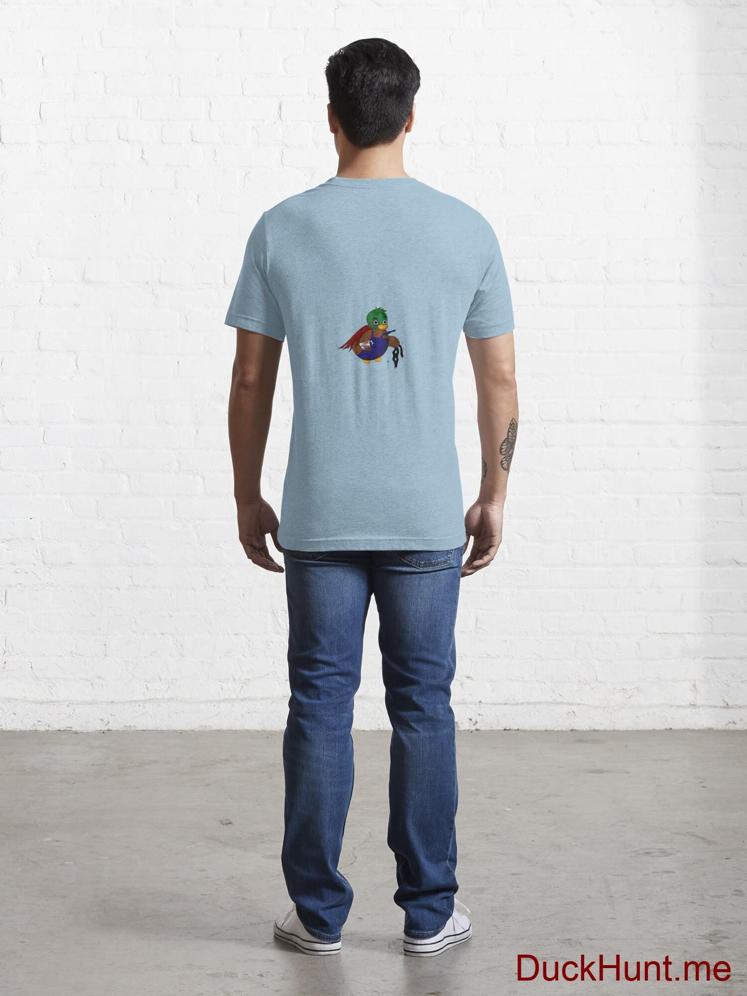 Dead DuckHunt Boss (smokeless) Light Blue Essential T-Shirt (Back printed) alternative image 3