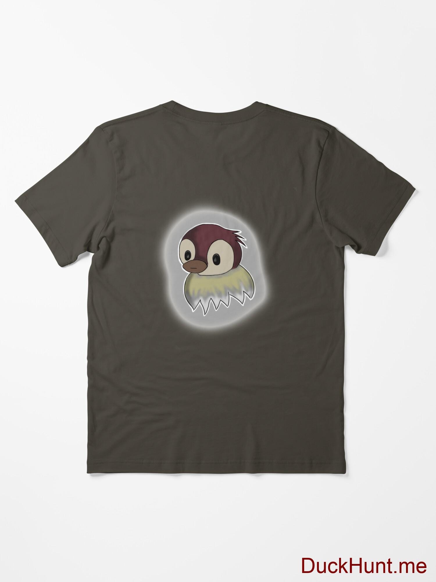 Ghost Duck (foggy) Army Essential T-Shirt (Back printed) alternative image 1