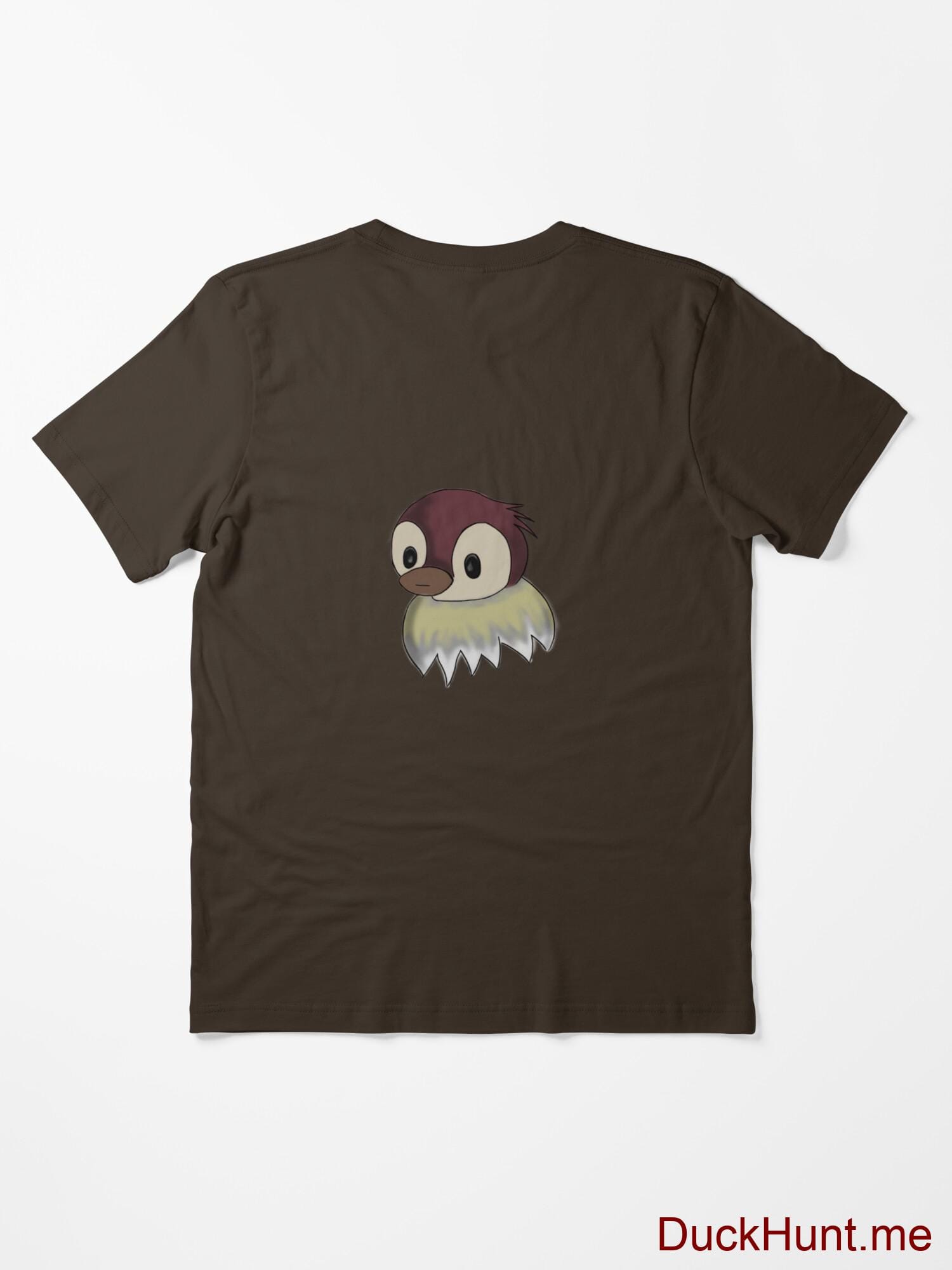 Ghost Duck (fogless) Brown Essential T-Shirt (Back printed) alternative image 1