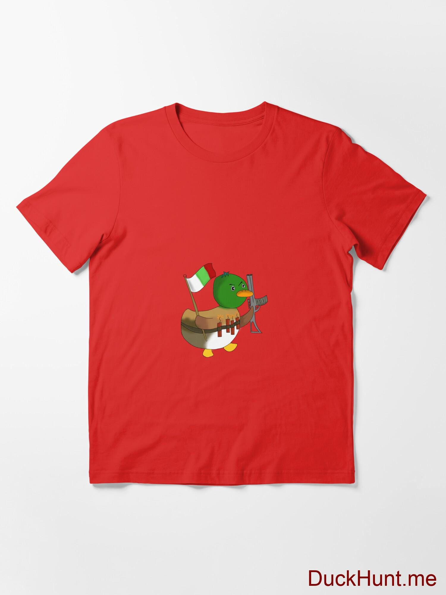 Kamikaze Duck Red Essential T-Shirt (Front printed) alternative image 2