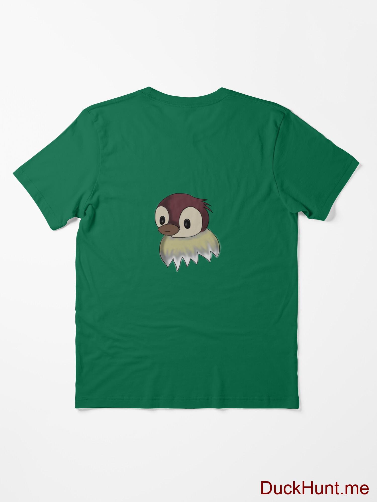 Ghost Duck (fogless) Green Essential T-Shirt (Back printed) alternative image 1
