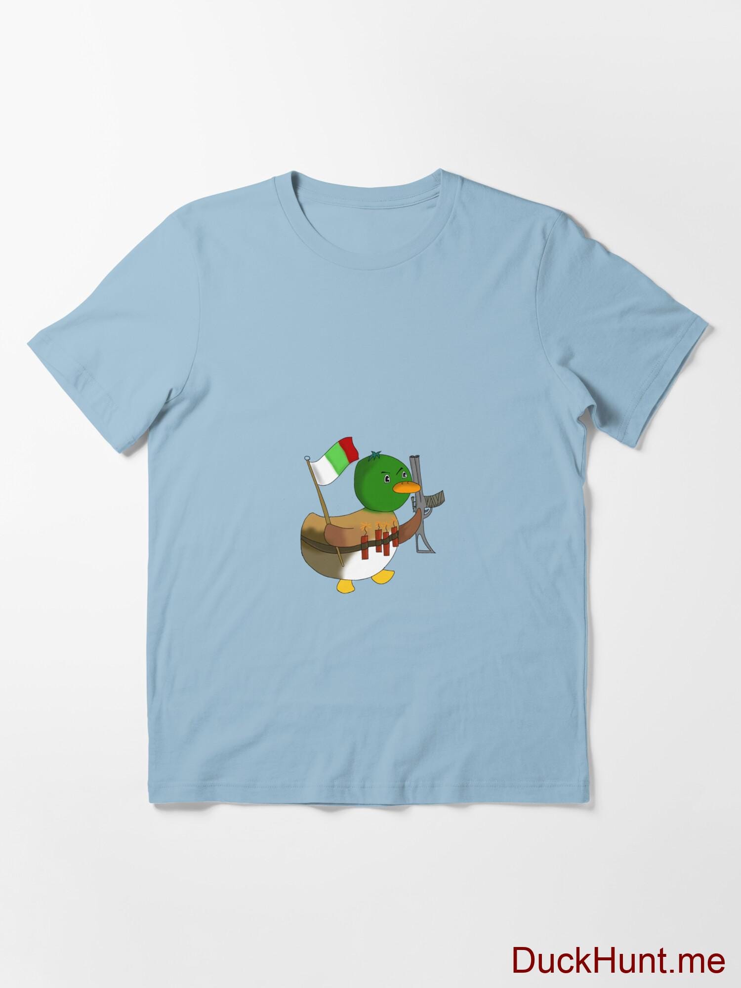 Kamikaze Duck Light Blue Essential T-Shirt (Front printed) alternative image 2