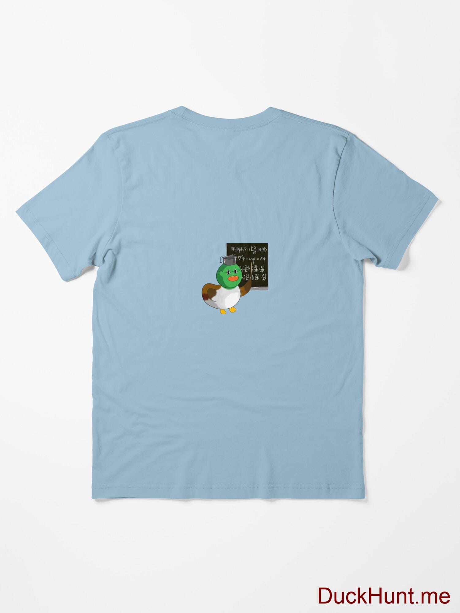 Prof Duck Light Blue Essential T-Shirt (Back printed) alternative image 1