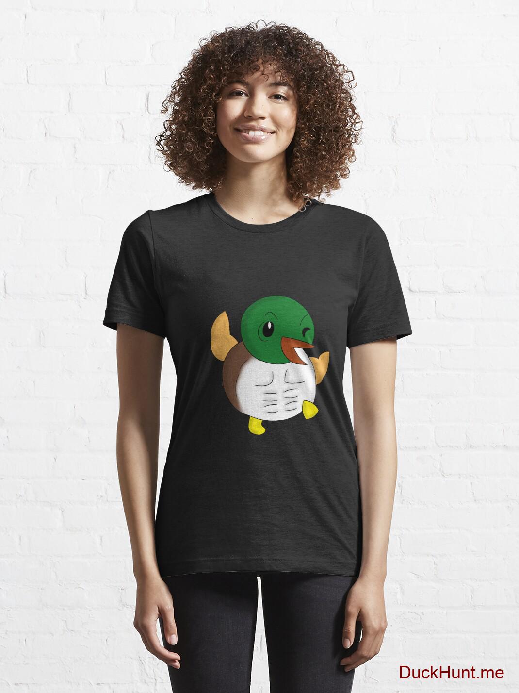 Super duck Black Essential T-Shirt (Front printed) alternative image 5