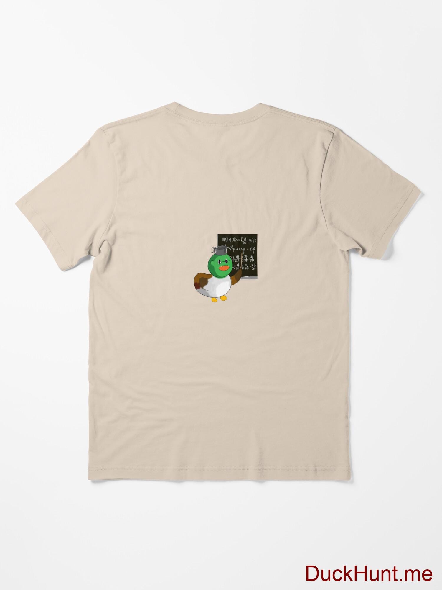 Prof Duck Creme Essential T-Shirt (Back printed) alternative image 1