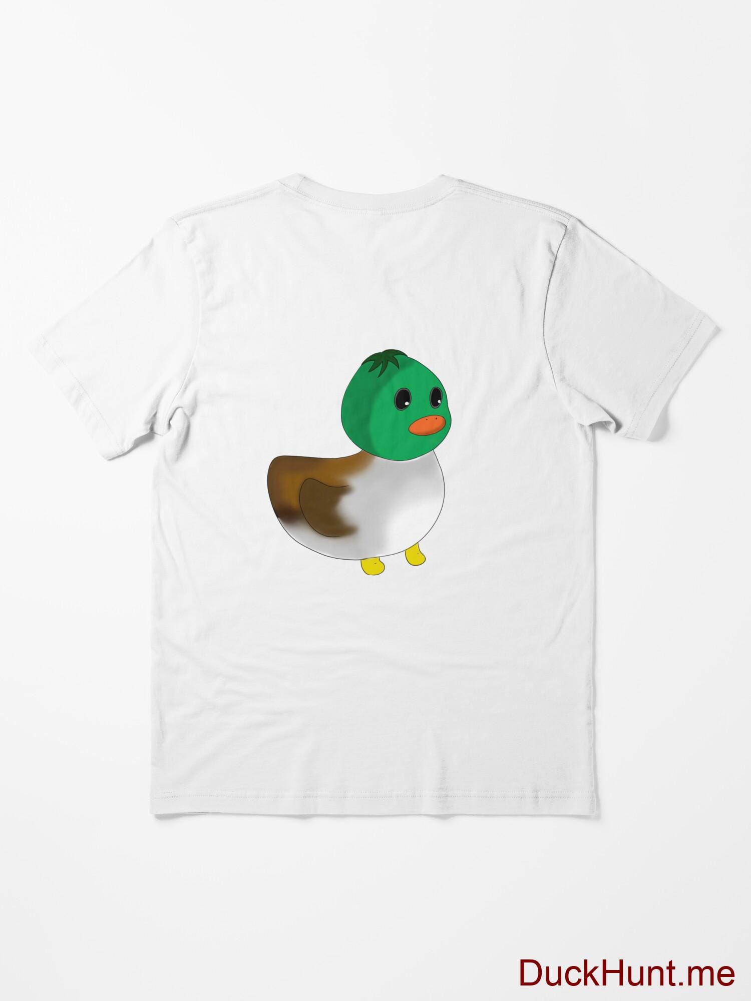 Normal Duck White Essential T-Shirt (Back printed) alternative image 1
