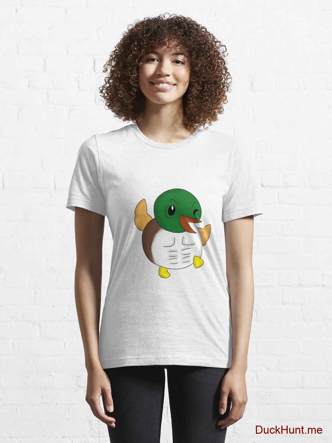 Super duck White Essential T-Shirt (Front printed) alternative image 5