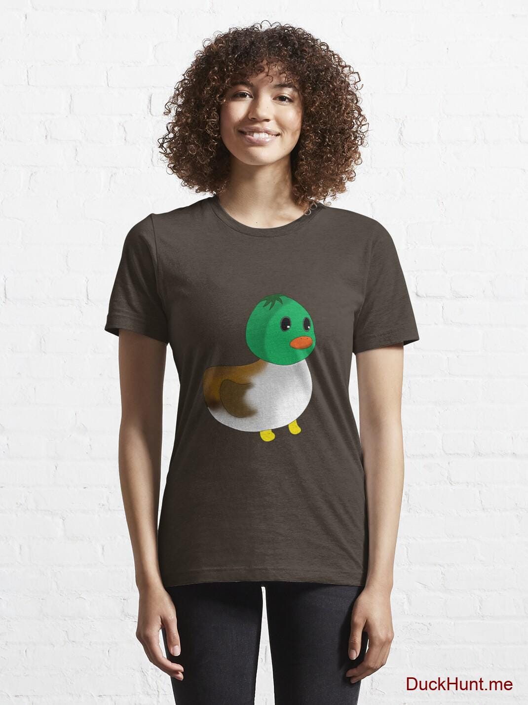 Normal Duck Brown Essential T-Shirt (Front printed) alternative image 5