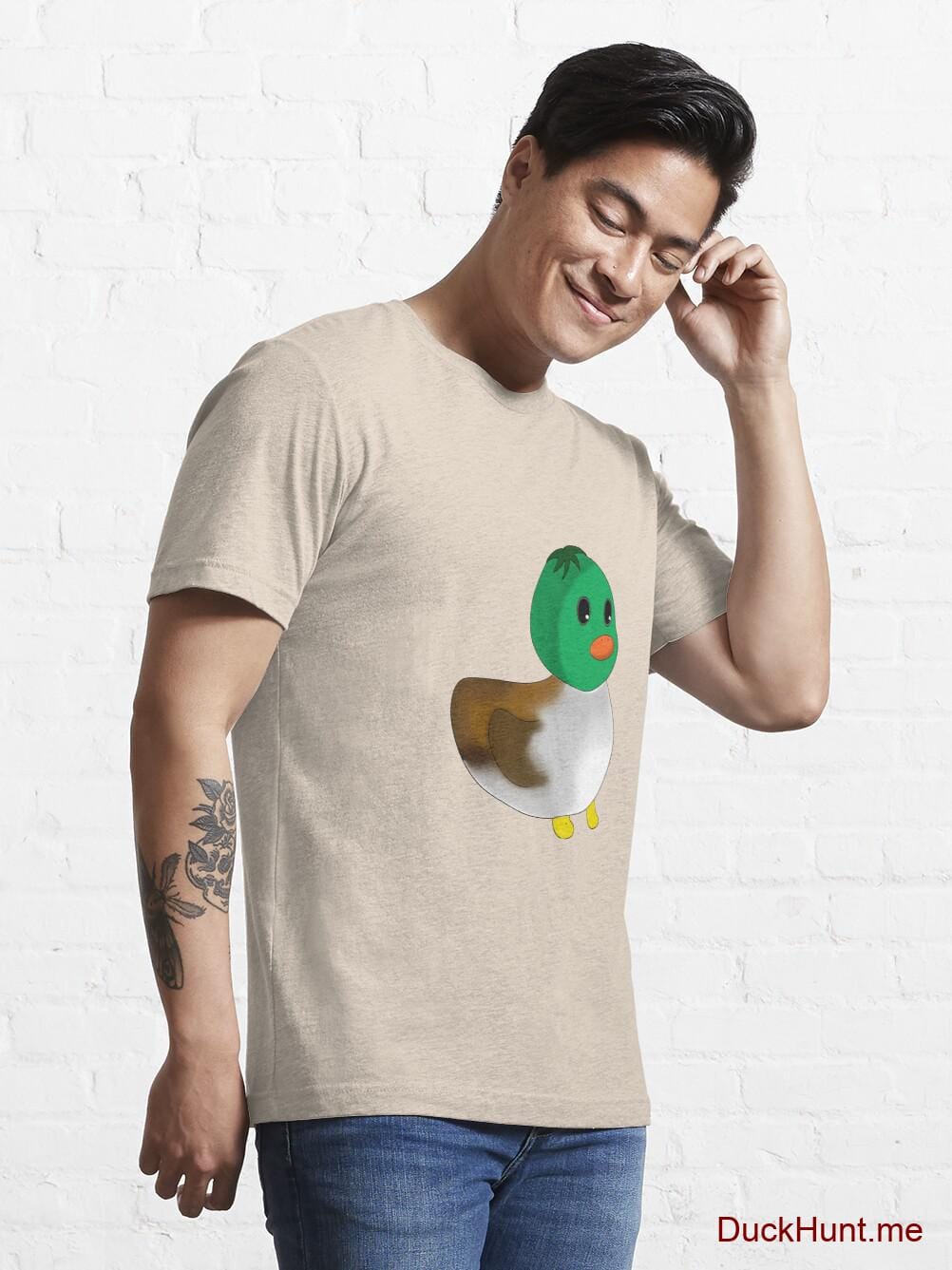 Normal Duck Creme Essential T-Shirt (Front printed) alternative image 6