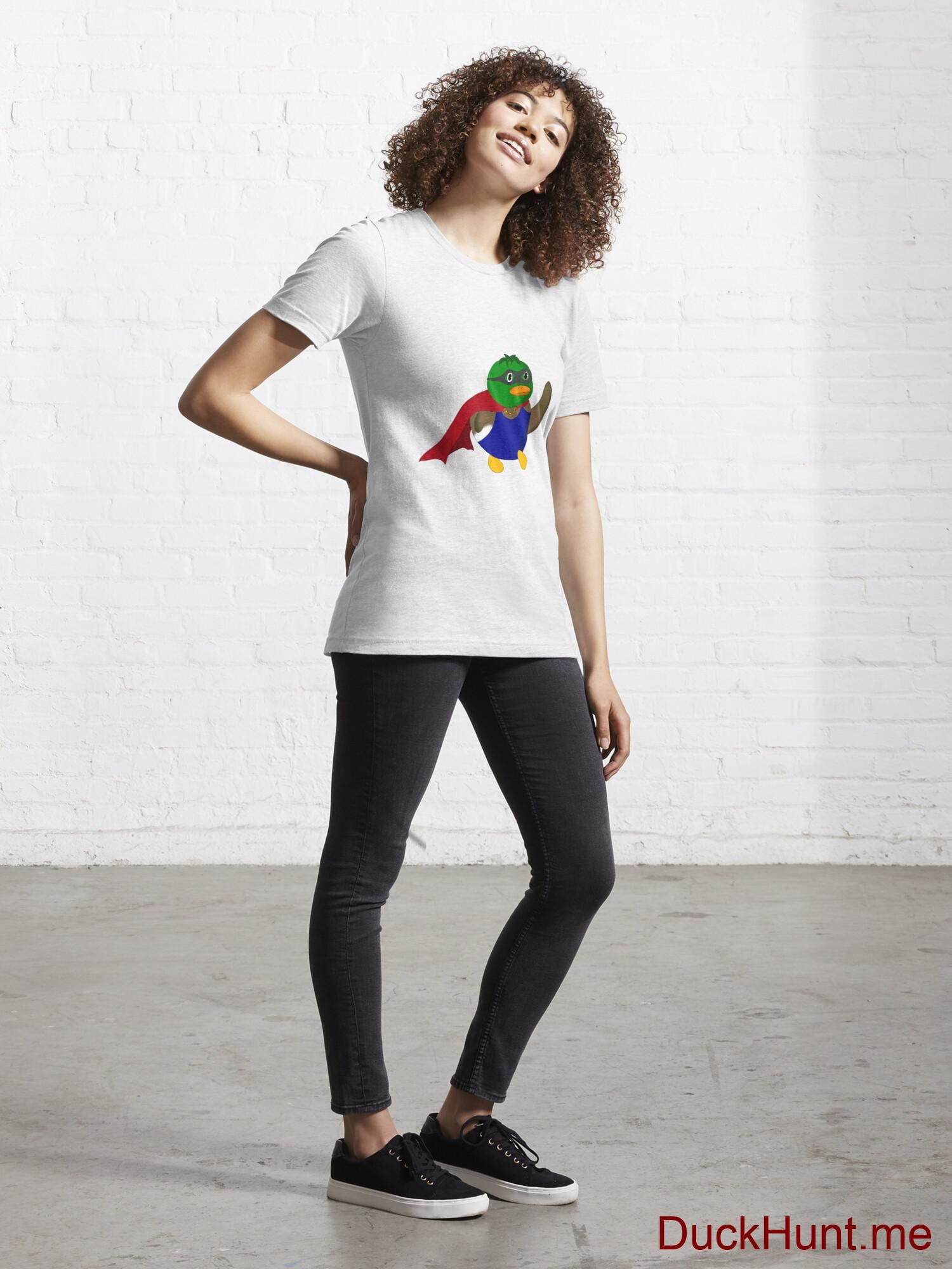 Alive Boss Duck White Essential T-Shirt (Front printed) alternative image 3