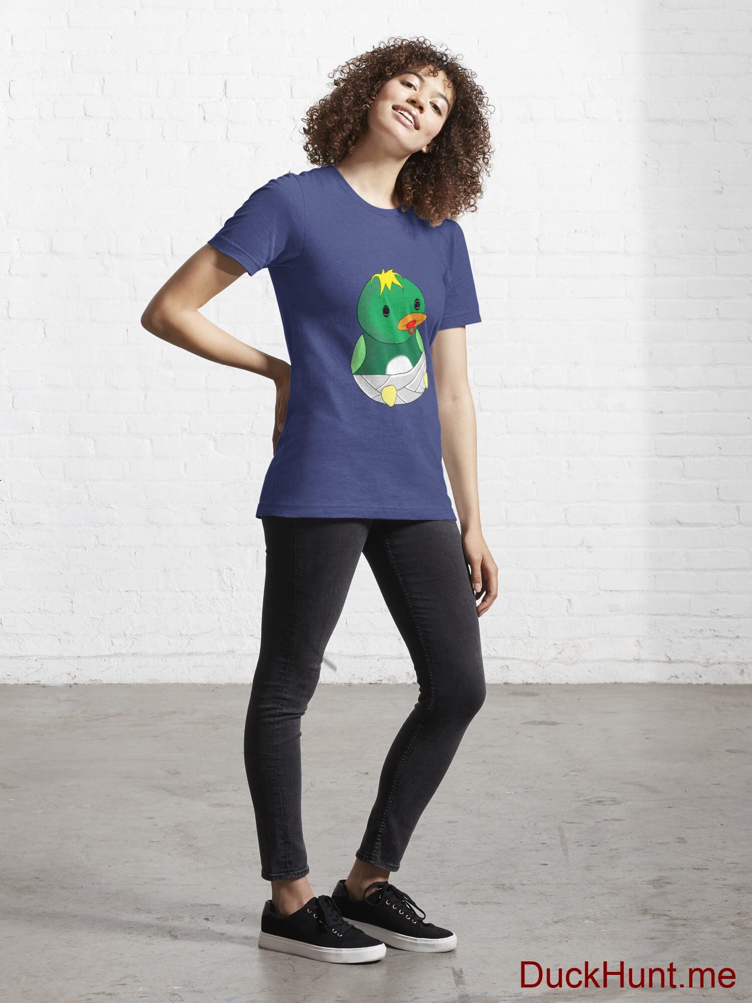 Baby duck Blue Essential T-Shirt (Front printed) alternative image 3