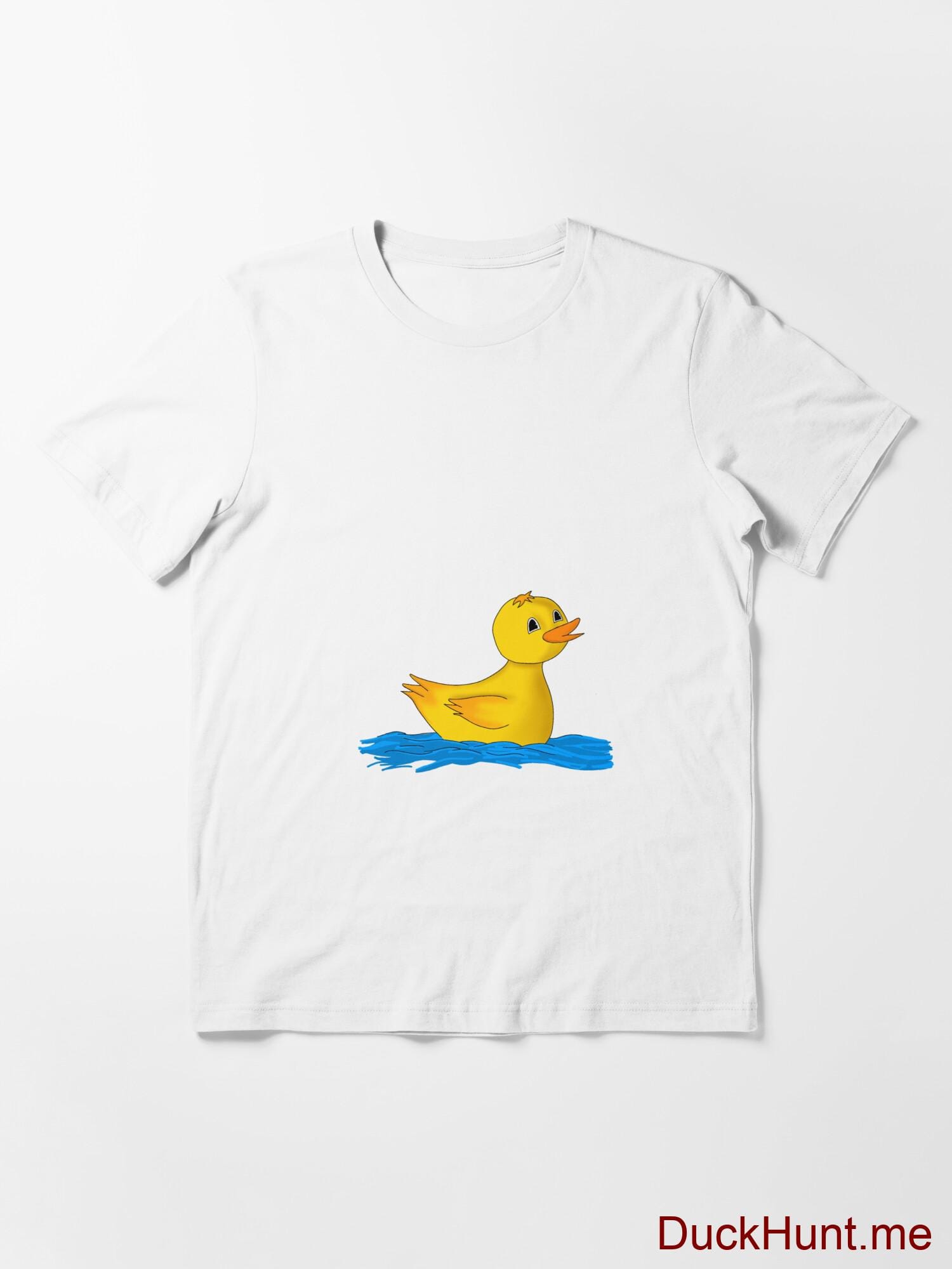 Plastic Duck White Essential T-Shirt (Front printed) alternative image 2