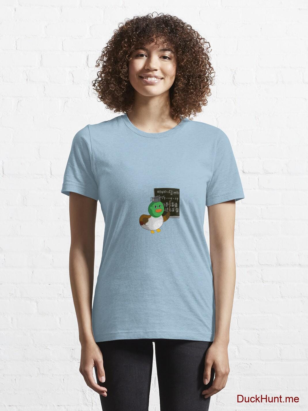 Prof Duck Light Blue Essential T-Shirt (Front printed) alternative image 5
