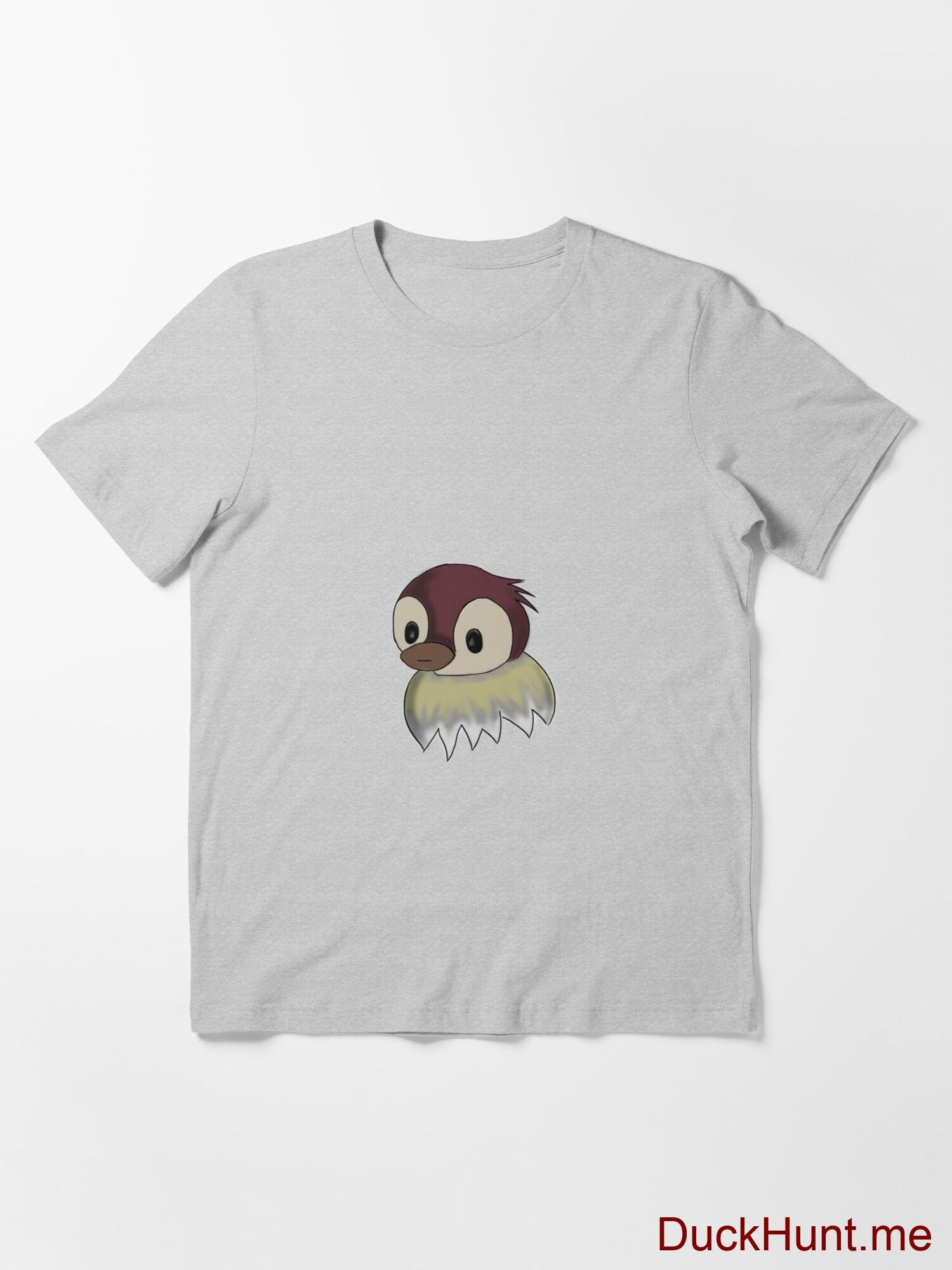 Ghost Duck (fogless) Heather Grey Essential T-Shirt (Front printed) alternative image 2