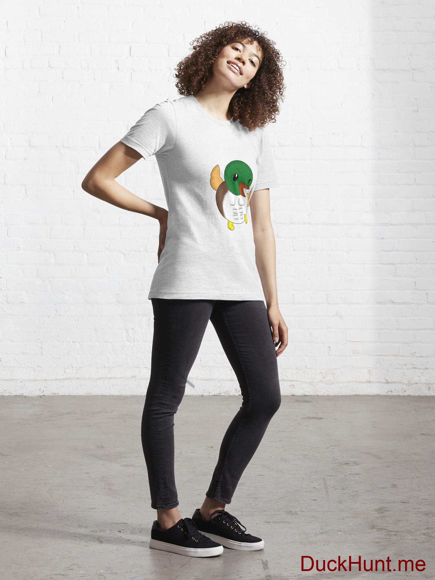 Super duck White Essential T-Shirt (Front printed) alternative image 3