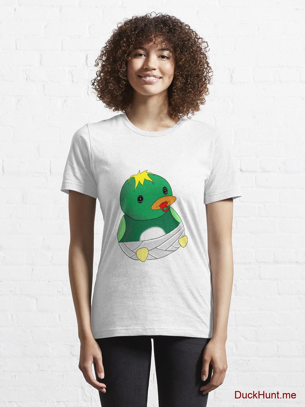 Baby duck White Essential T-Shirt (Front printed) alternative image 5