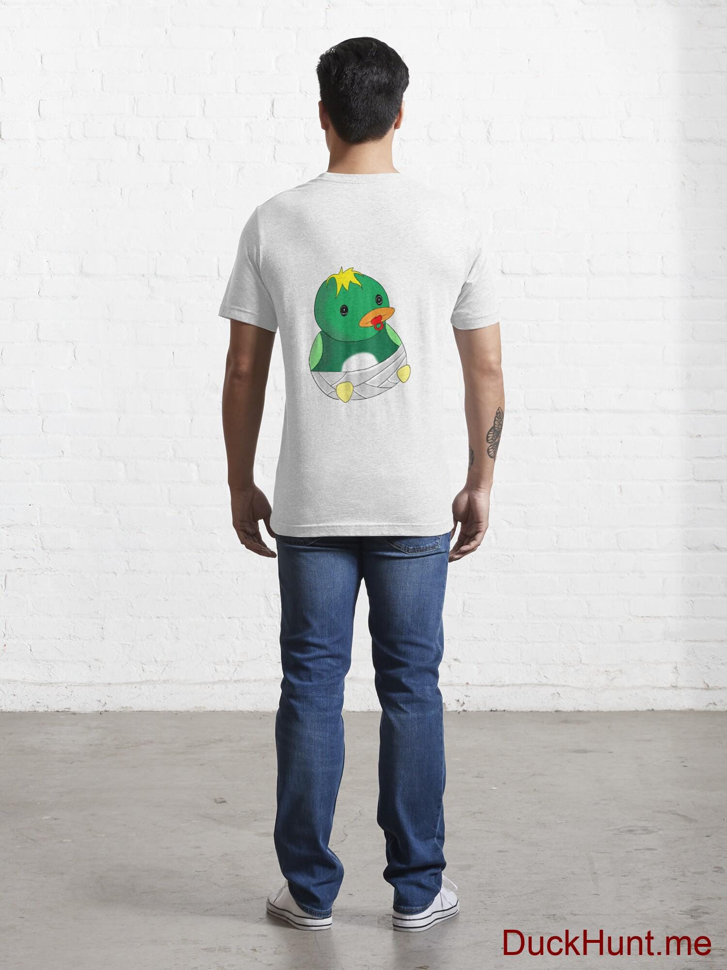 Baby duck White Essential T-Shirt (Back printed) alternative image 3