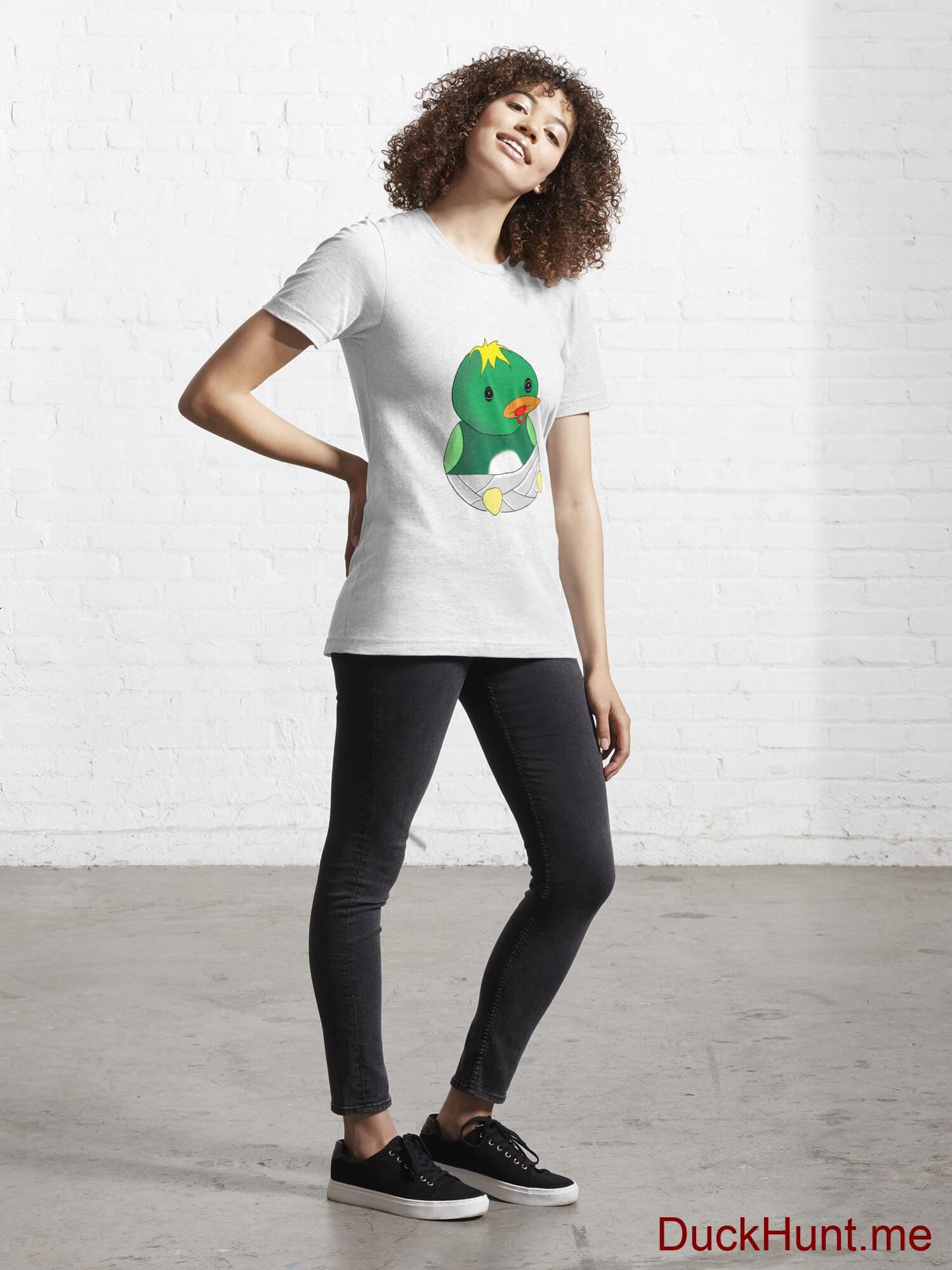 Baby duck White Essential T-Shirt (Front printed) alternative image 3