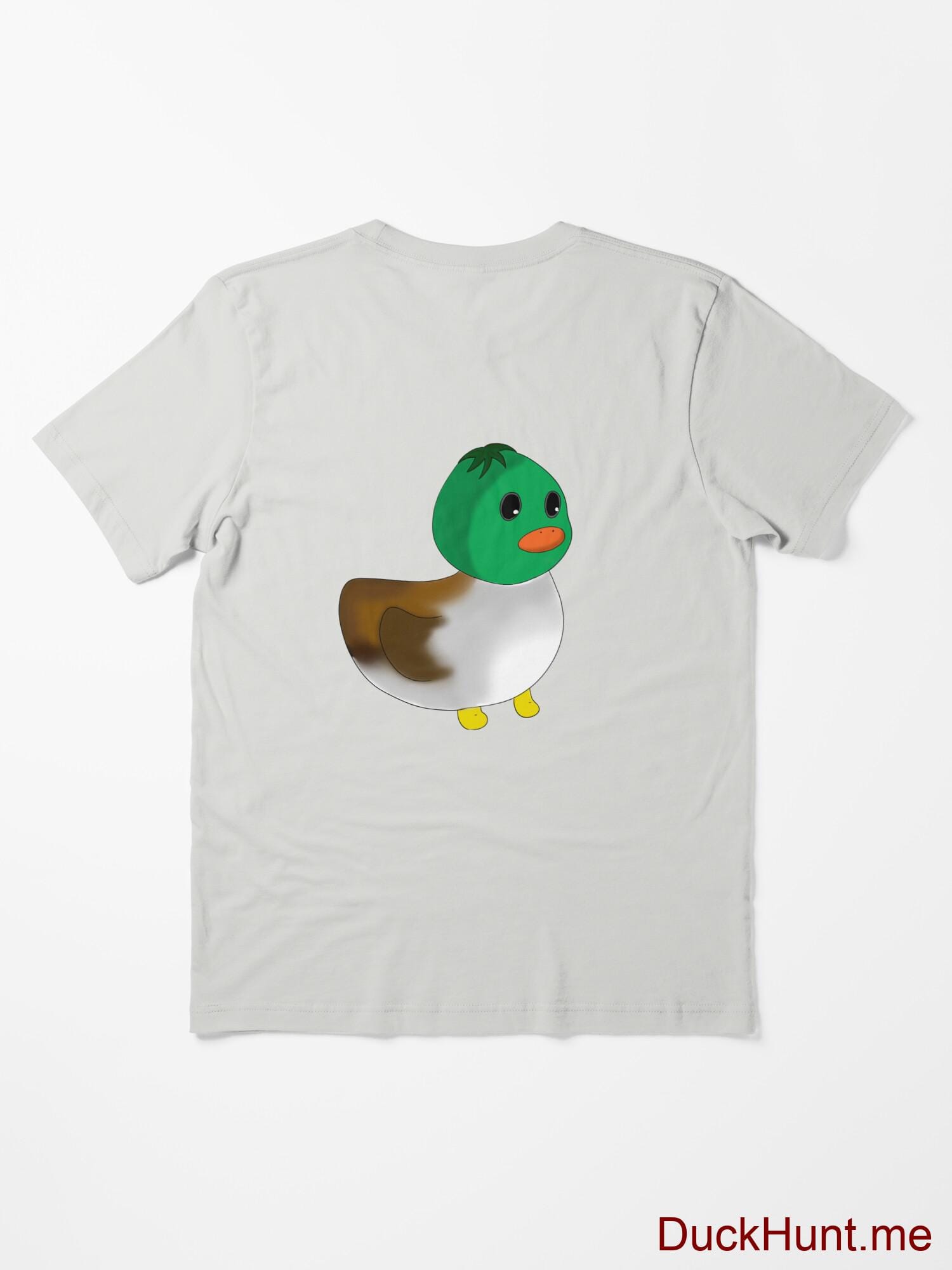 Normal Duck Light Grey Essential T-Shirt (Back printed) alternative image 1