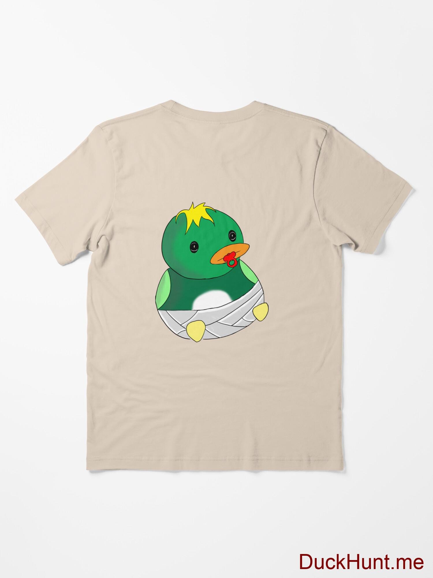 Baby duck Creme Essential T-Shirt (Back printed) alternative image 1