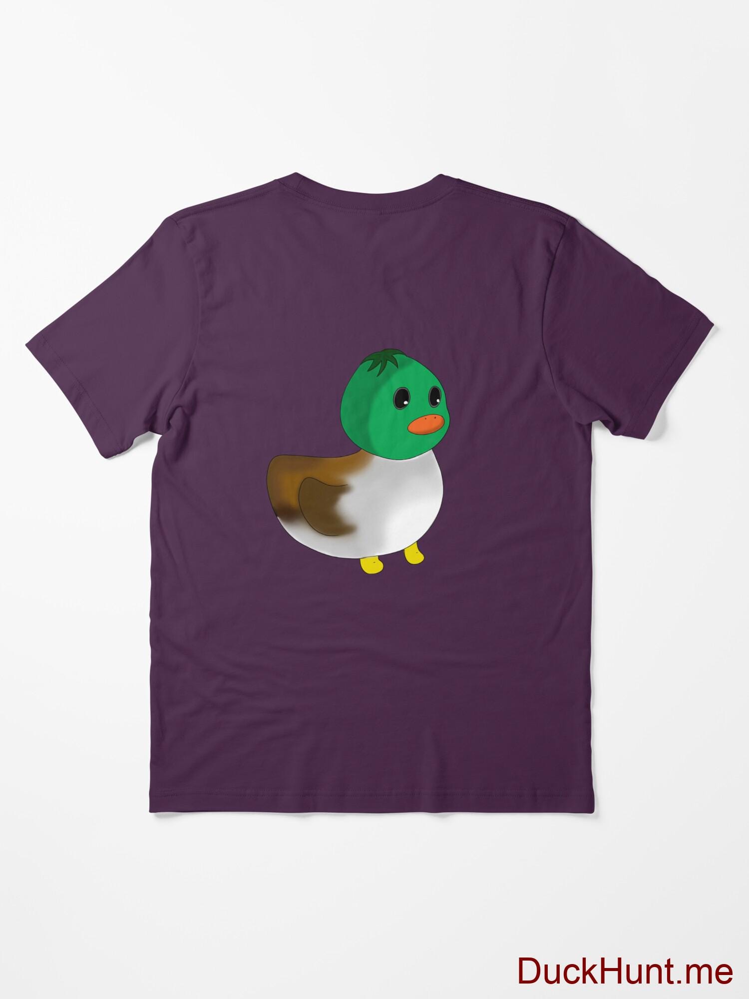Normal Duck Eggplant Essential T-Shirt (Back printed) alternative image 1