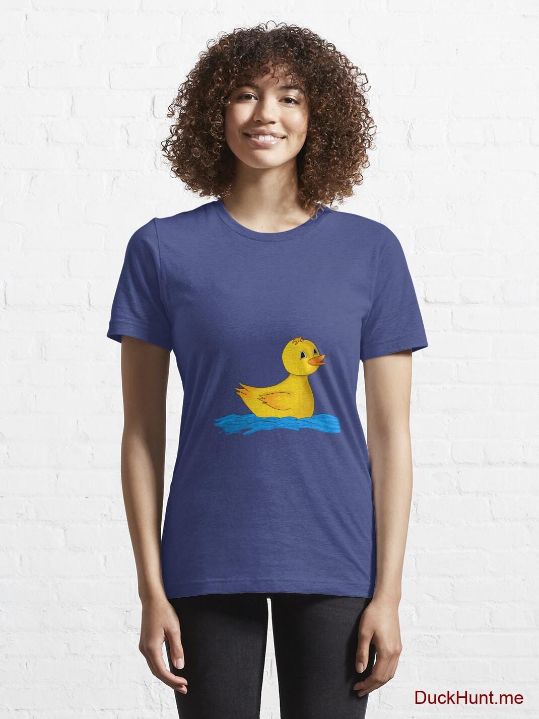 Plastic Duck Blue Essential T-Shirt (Front printed) alternative image 5