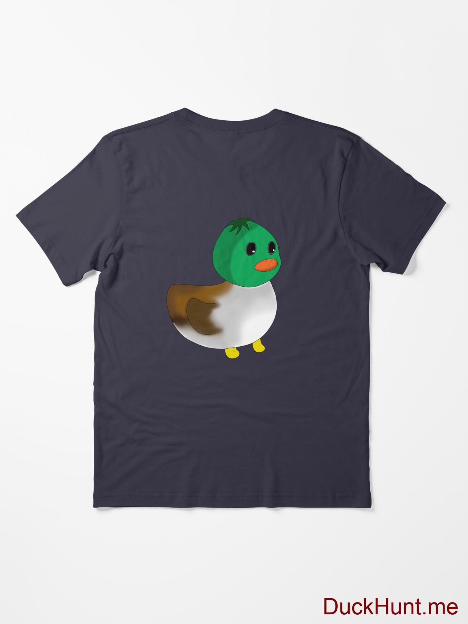 Normal Duck Dark Blue Essential T-Shirt (Back printed) alternative image 1