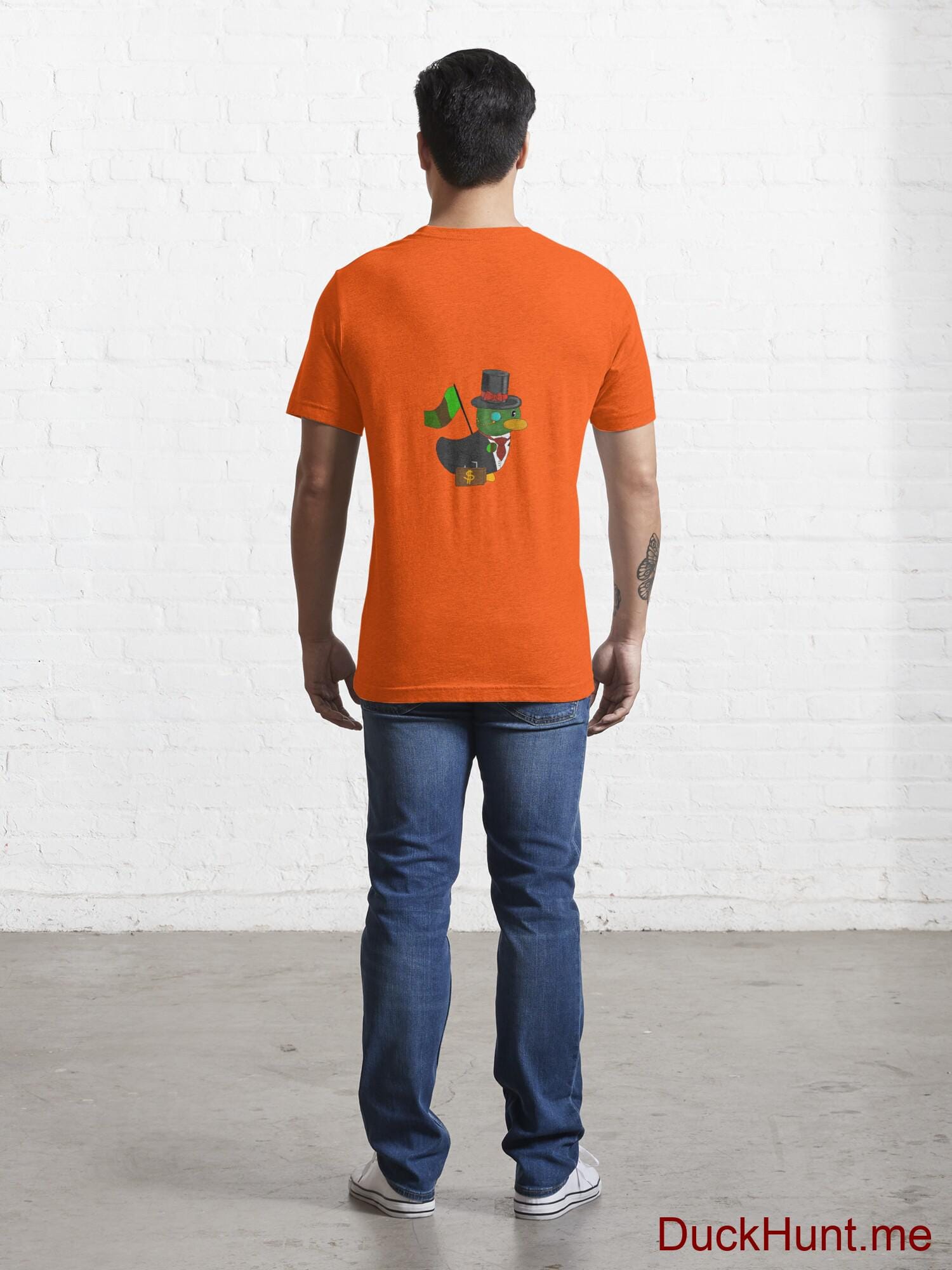 Golden Duck Orange Essential T-Shirt (Back printed) alternative image 3
