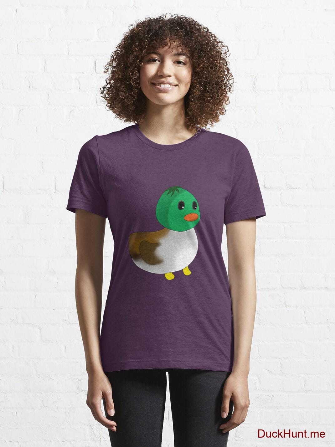 Normal Duck Eggplant Essential T-Shirt (Front printed) alternative image 5