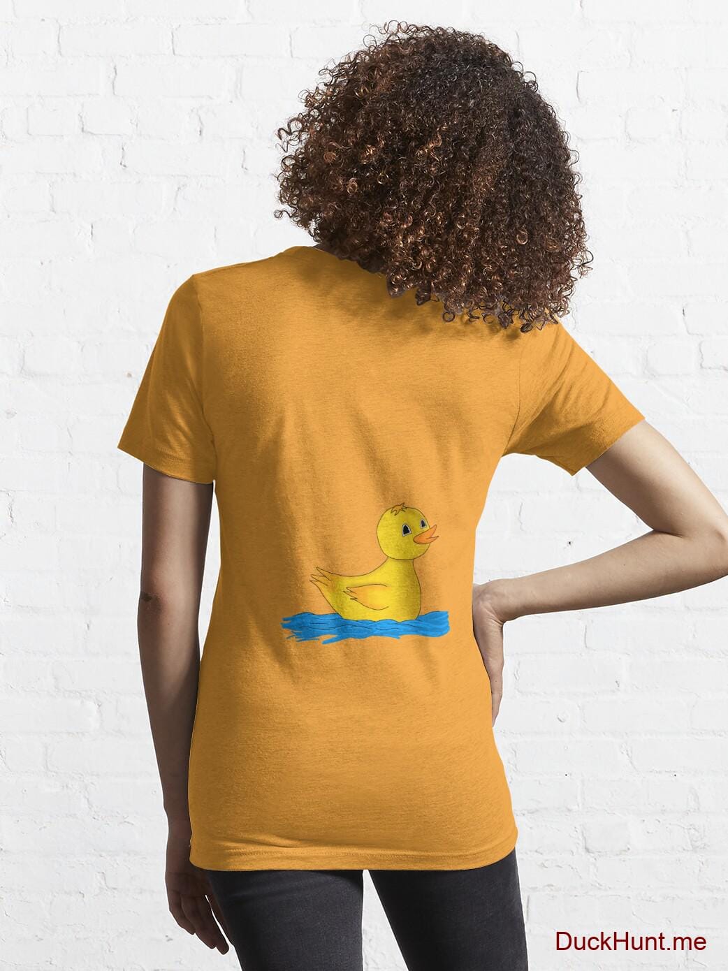 Plastic Duck Gold Essential T-Shirt (Back printed) alternative image 4