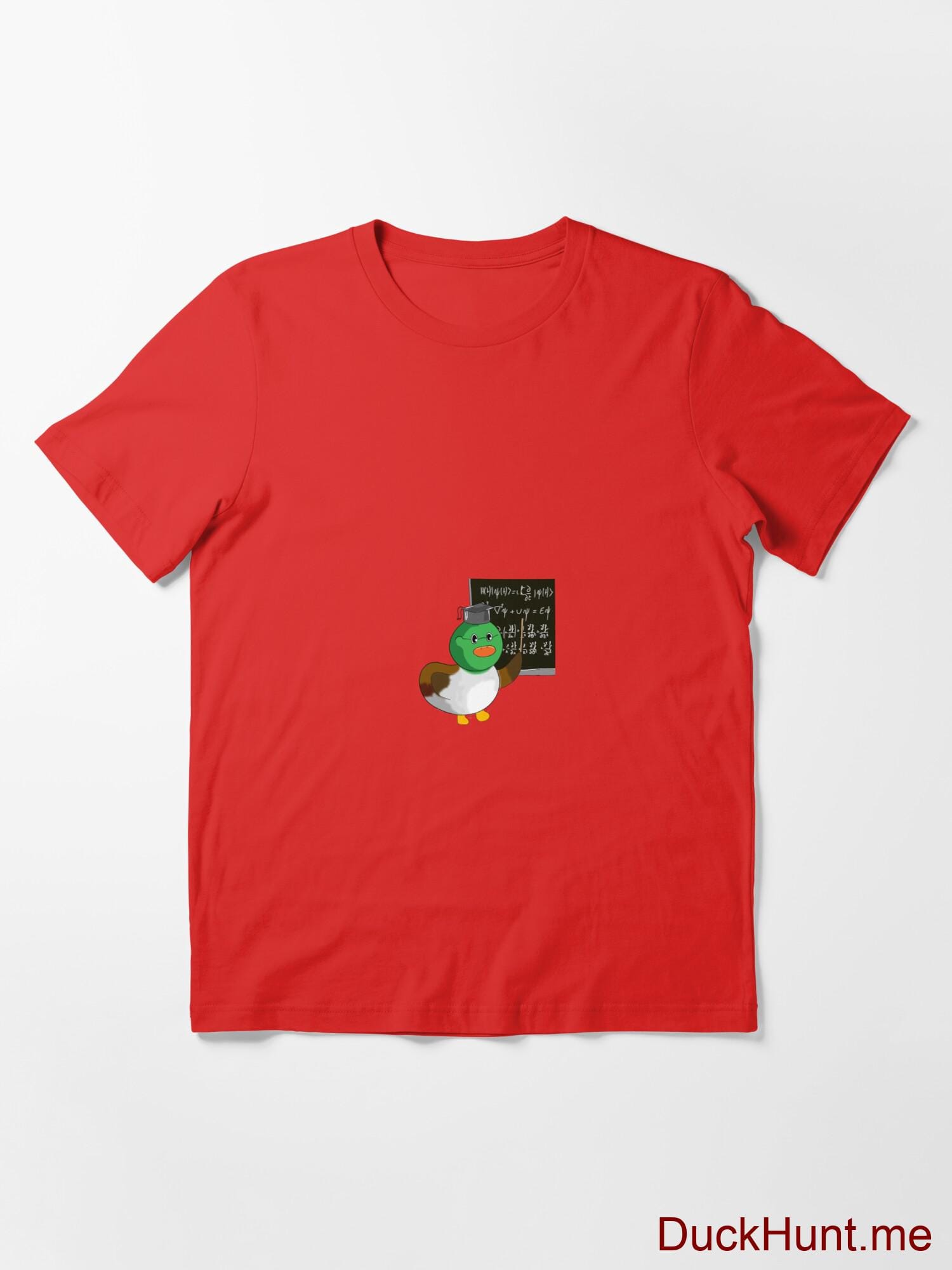 Prof Duck Red Essential T-Shirt (Front printed) alternative image 2