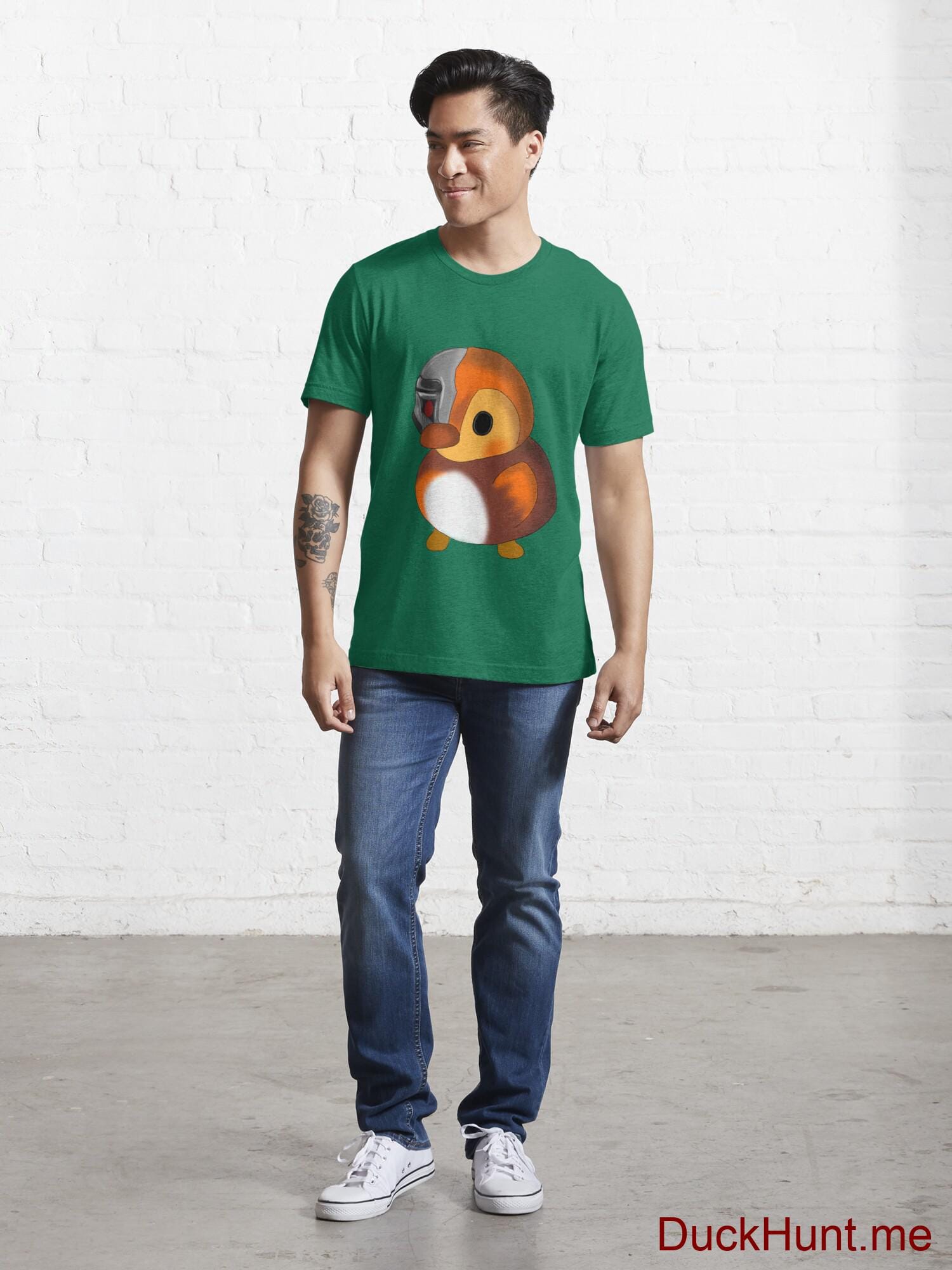 Mechanical Duck Green Essential T-Shirt (Front printed) alternative image 4